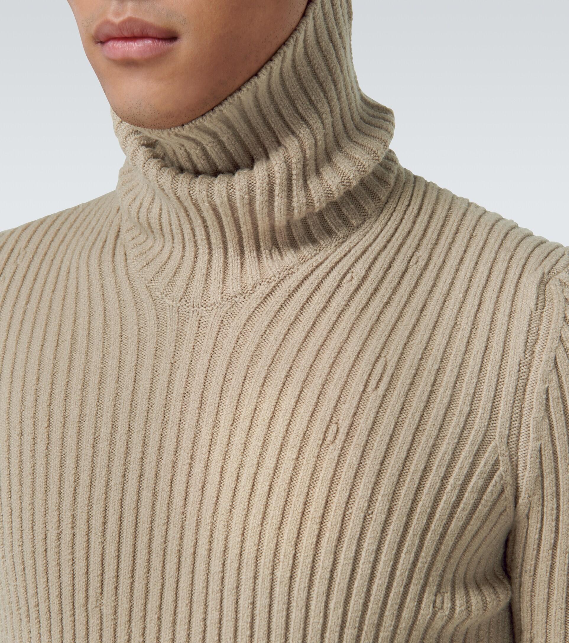 Bottega Veneta Wool Distorted Ribbed 