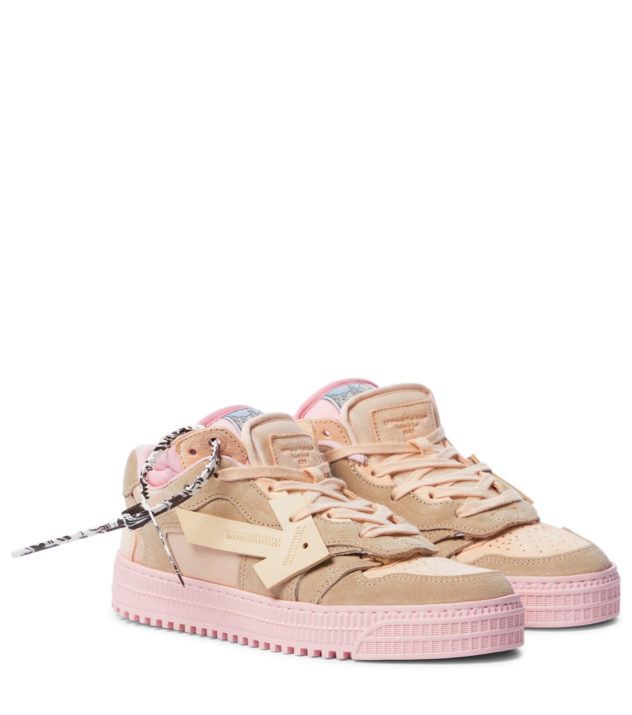 Off-White c/o Virgil Abloh Off-court 3.0 Suede Sneakers in Pink | Lyst UK