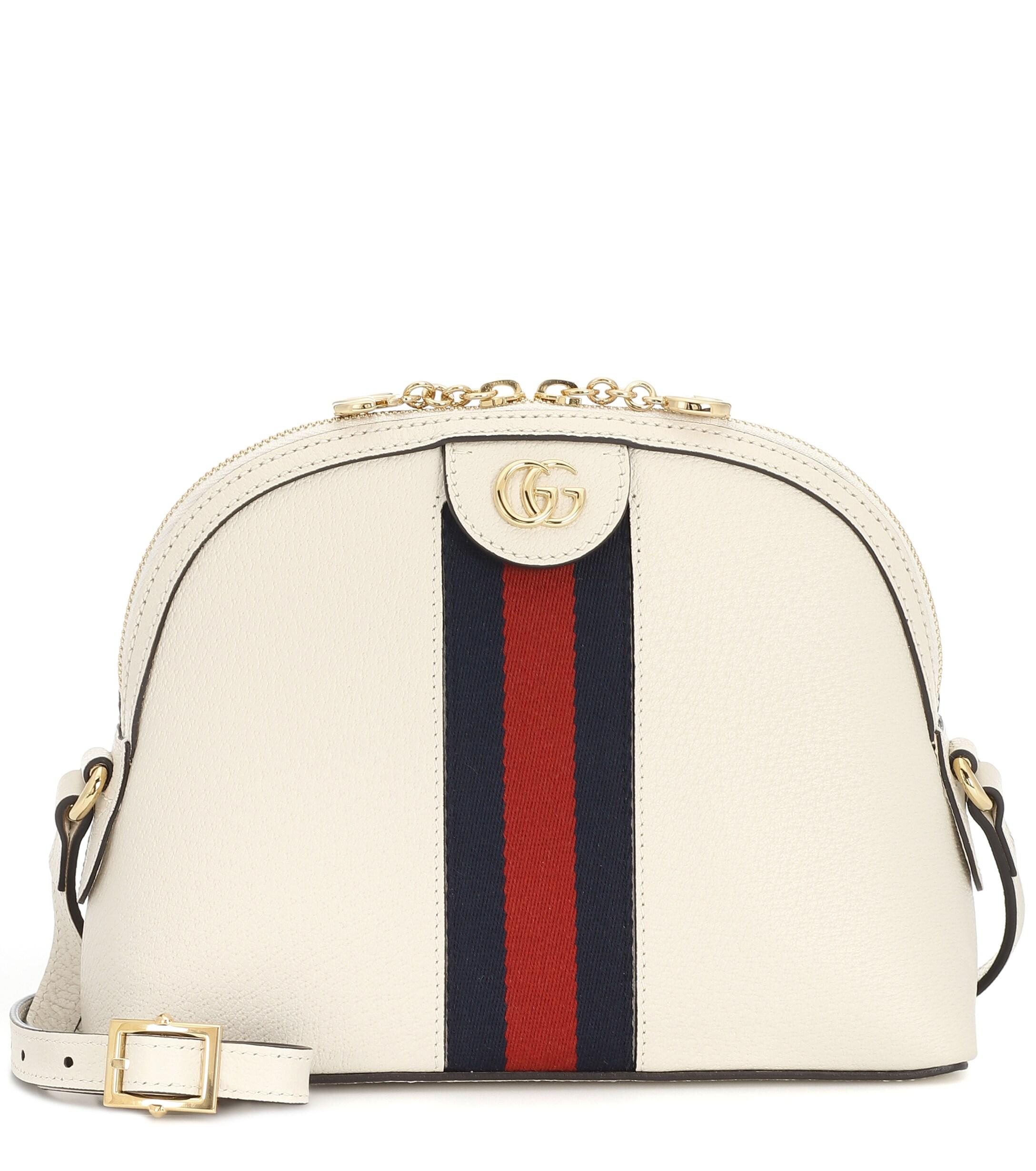 Gucci Ophidia Small Shoulder Bag in White