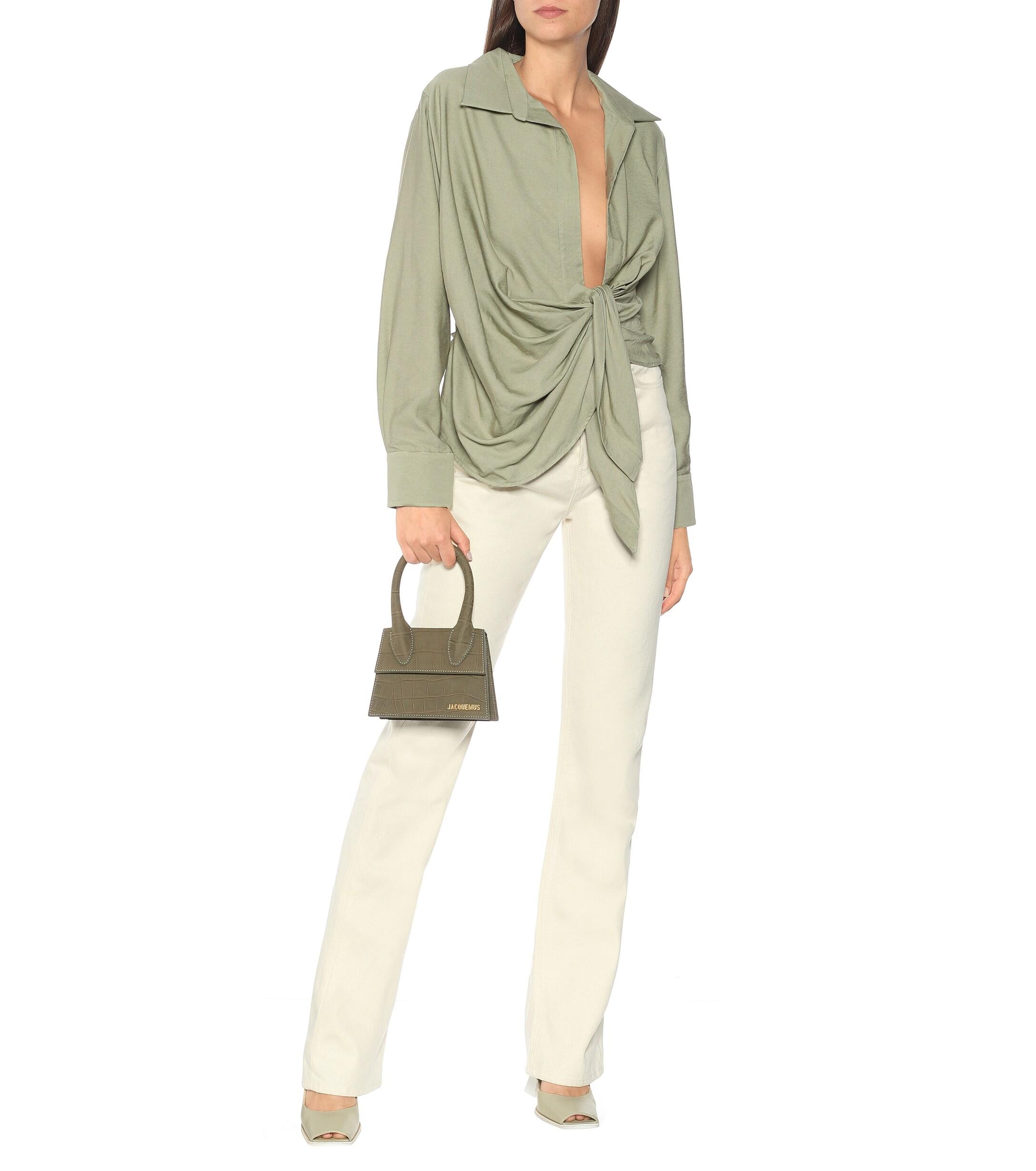 Jacquemus Synthetic La Chemise Bahia Shirt in Green | Lyst