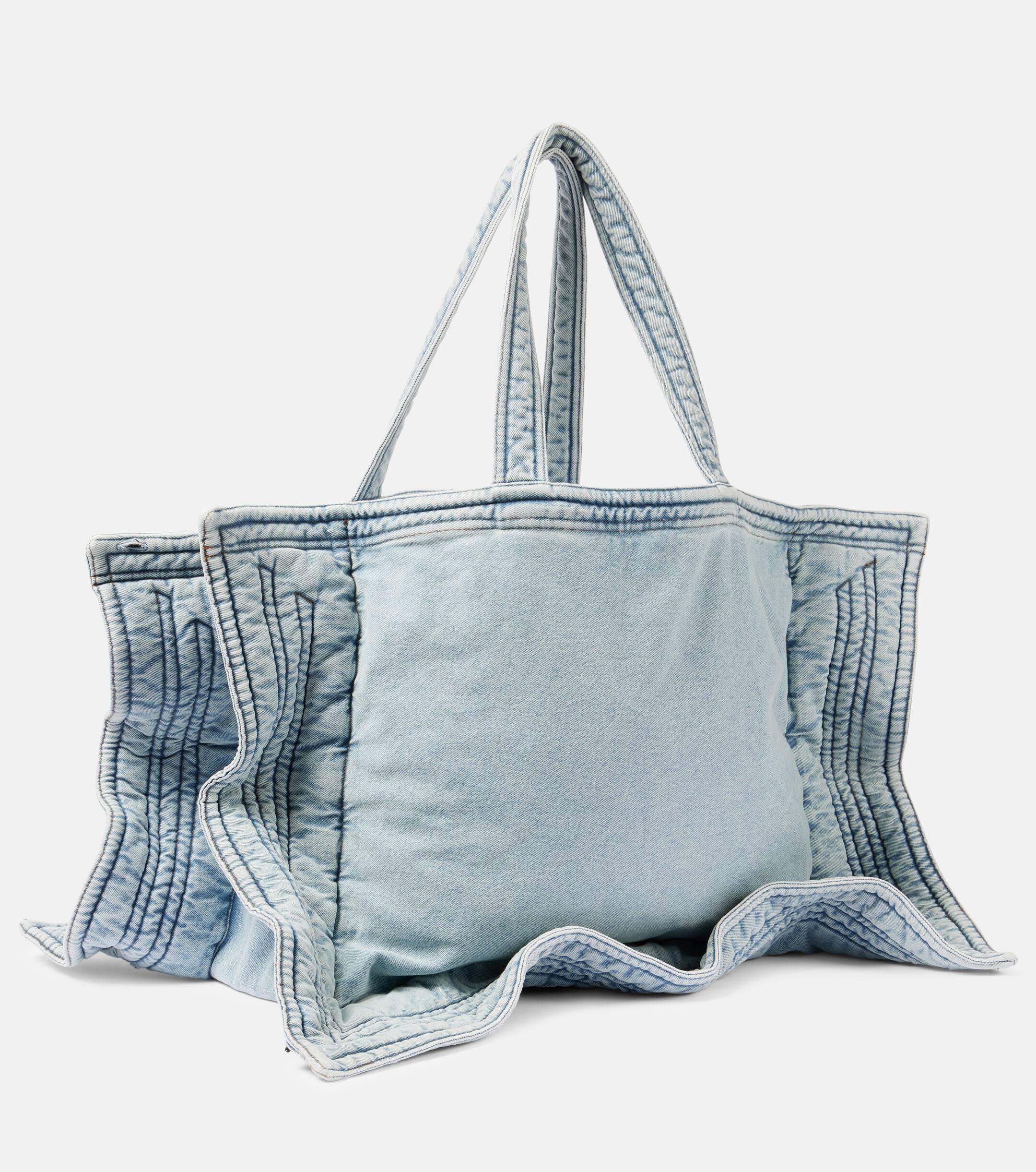 Y. Project Wire Cabas Maxi Denim Tote Bag in Blue | Lyst UK
