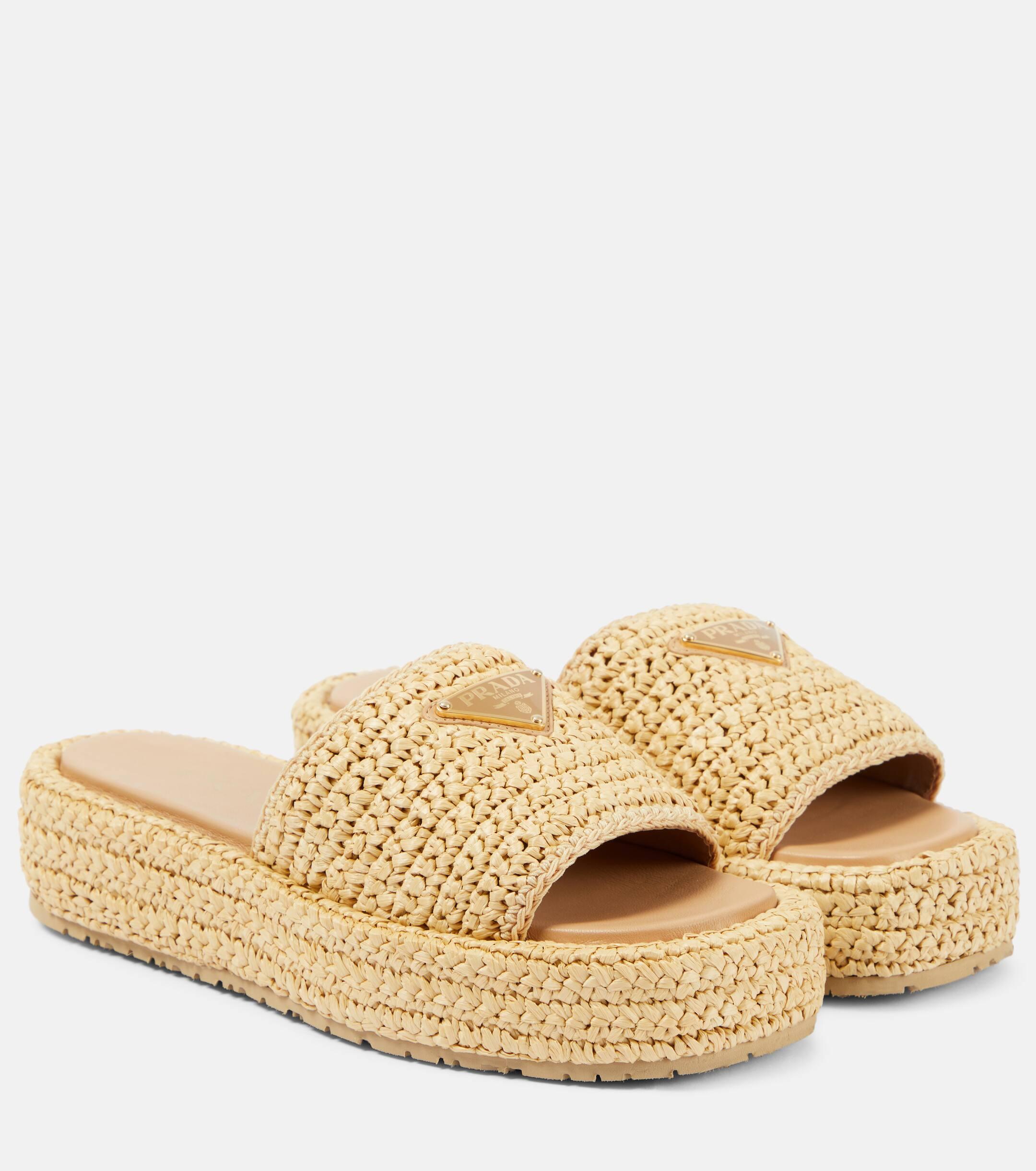 Prada Espadrille shoes and sandals for Women Online Sale up to 35 off Lyst UK