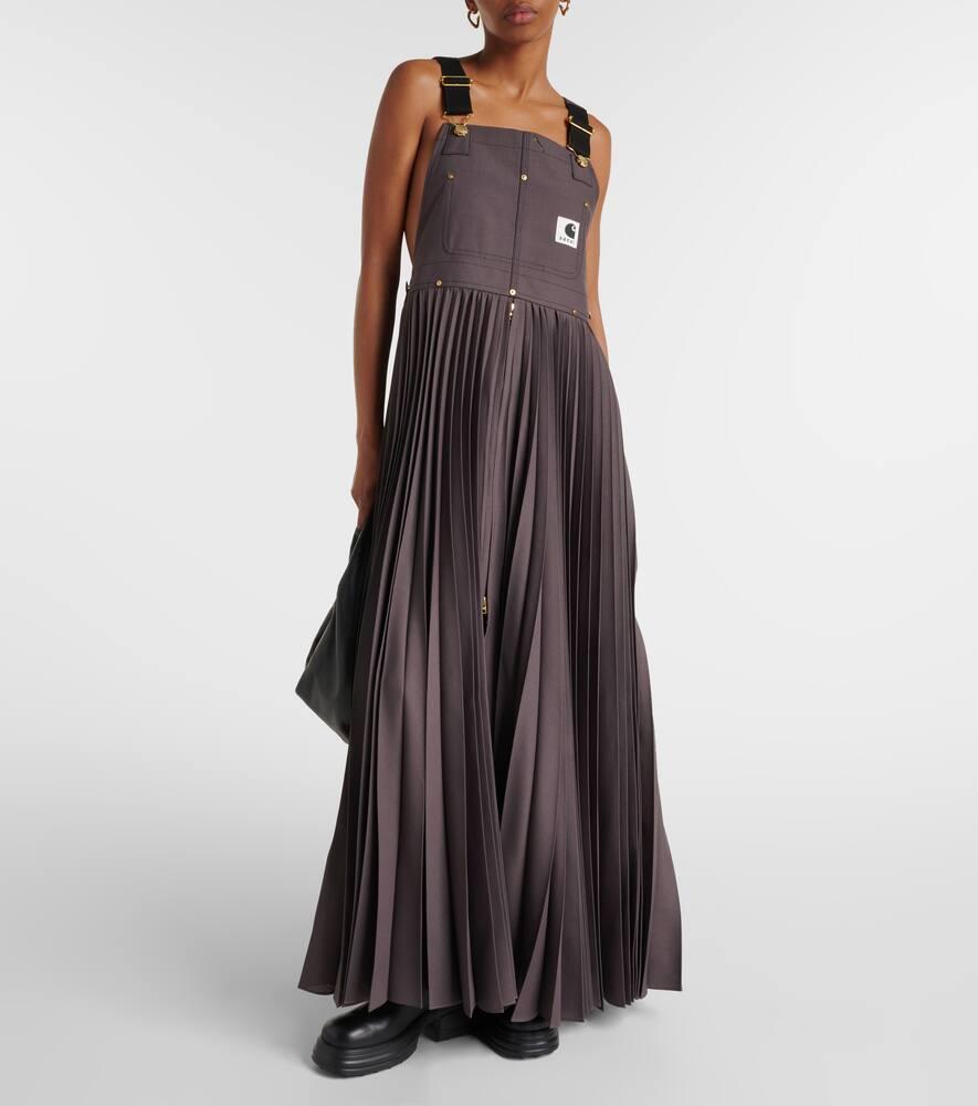 【sacai】　long dress Sacai Nylon Long Dress - White Dresses, Clothing - WS142367