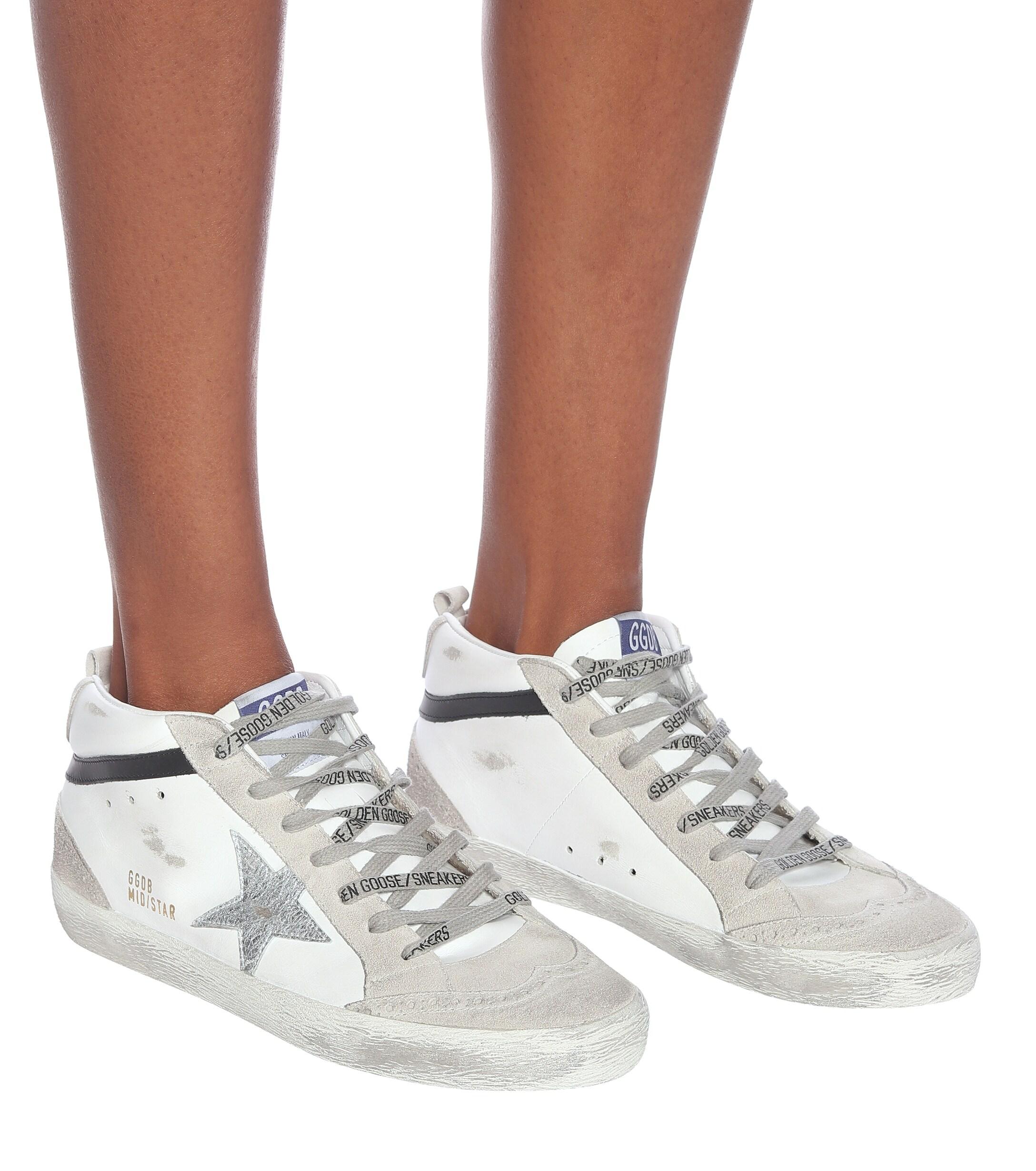 Golden Goose Mid Star Leather in - Lyst