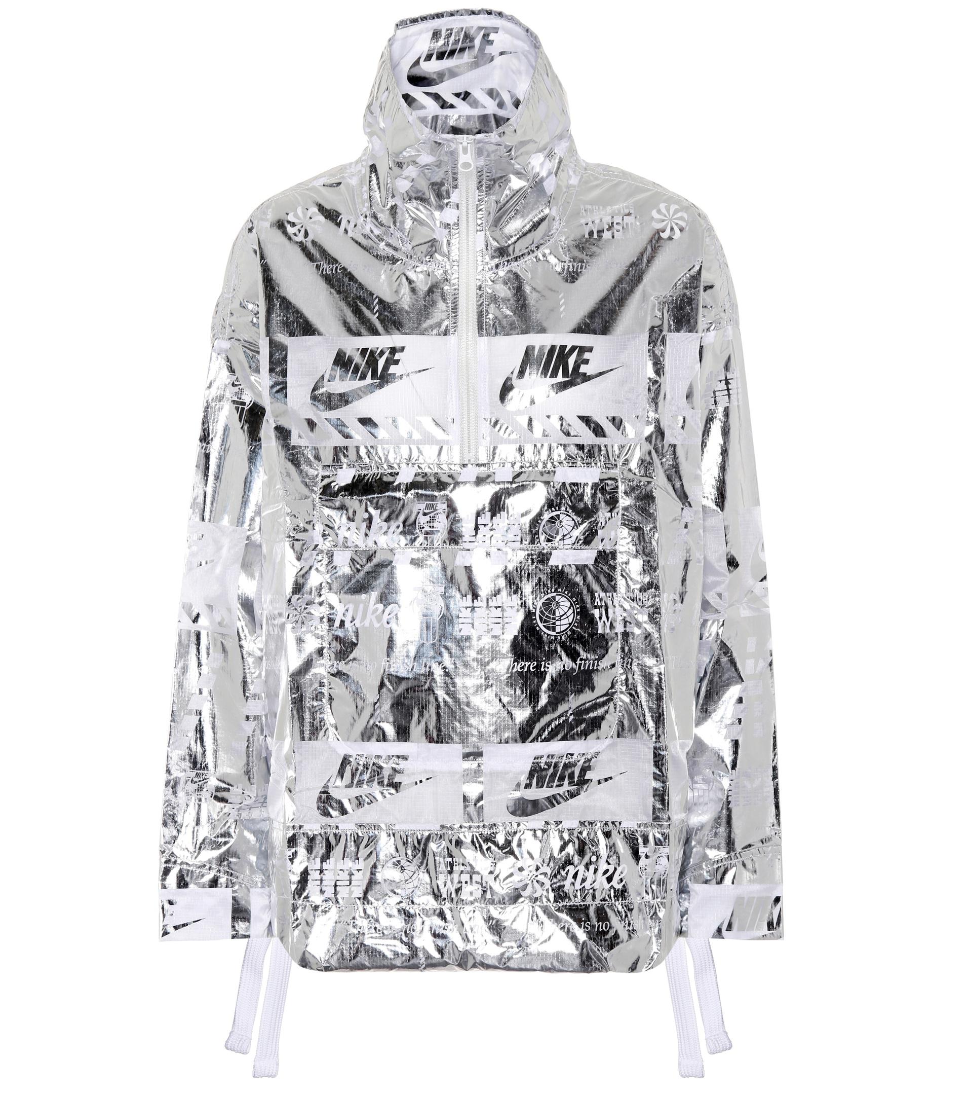 metallic nike jacket