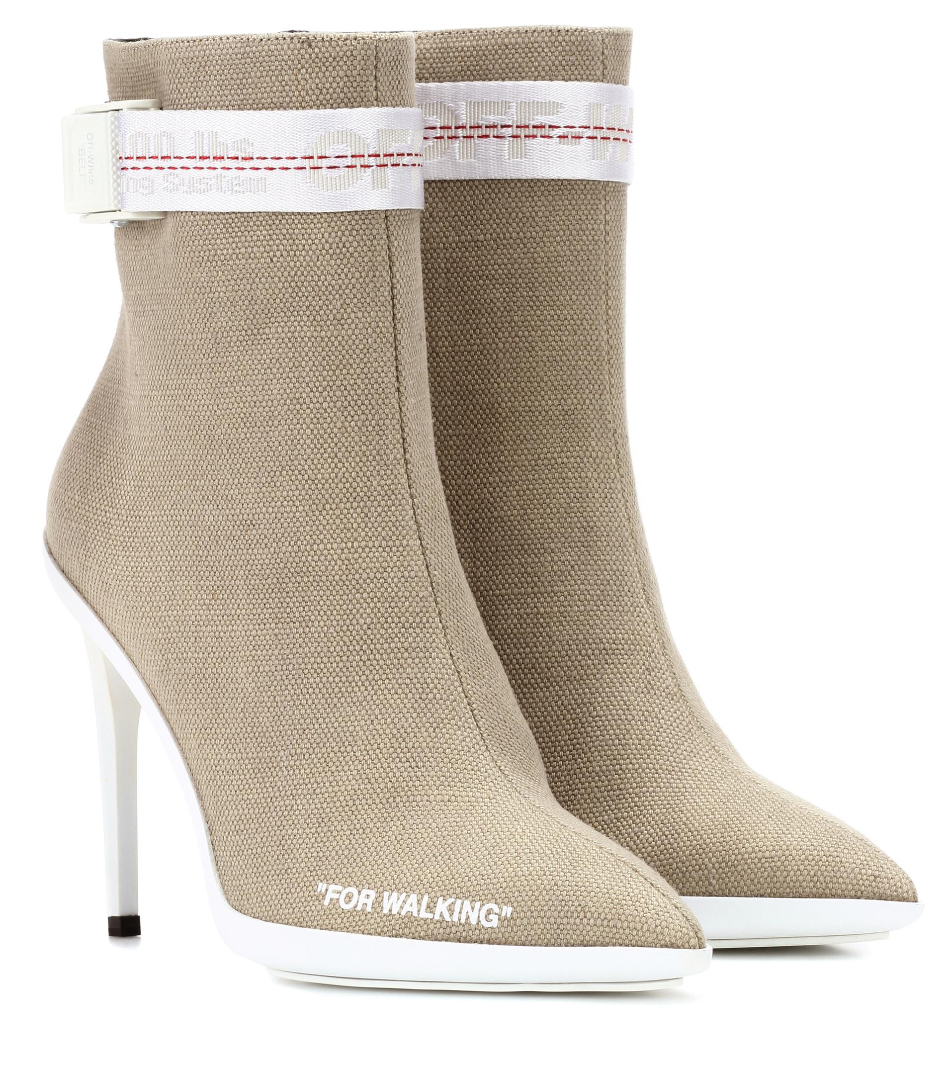 off white for walking booties