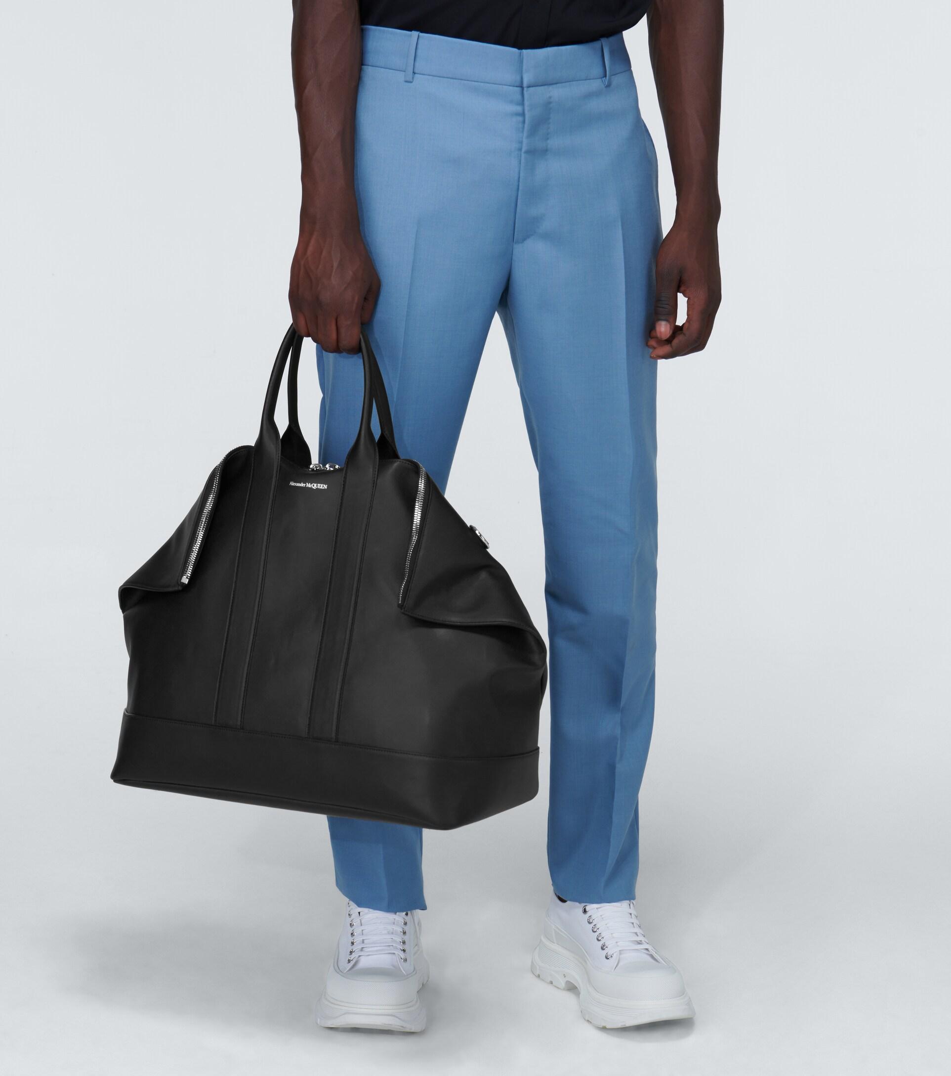 Alexander McQueen East West De Manta Tote Bag in Black for Men | Lyst