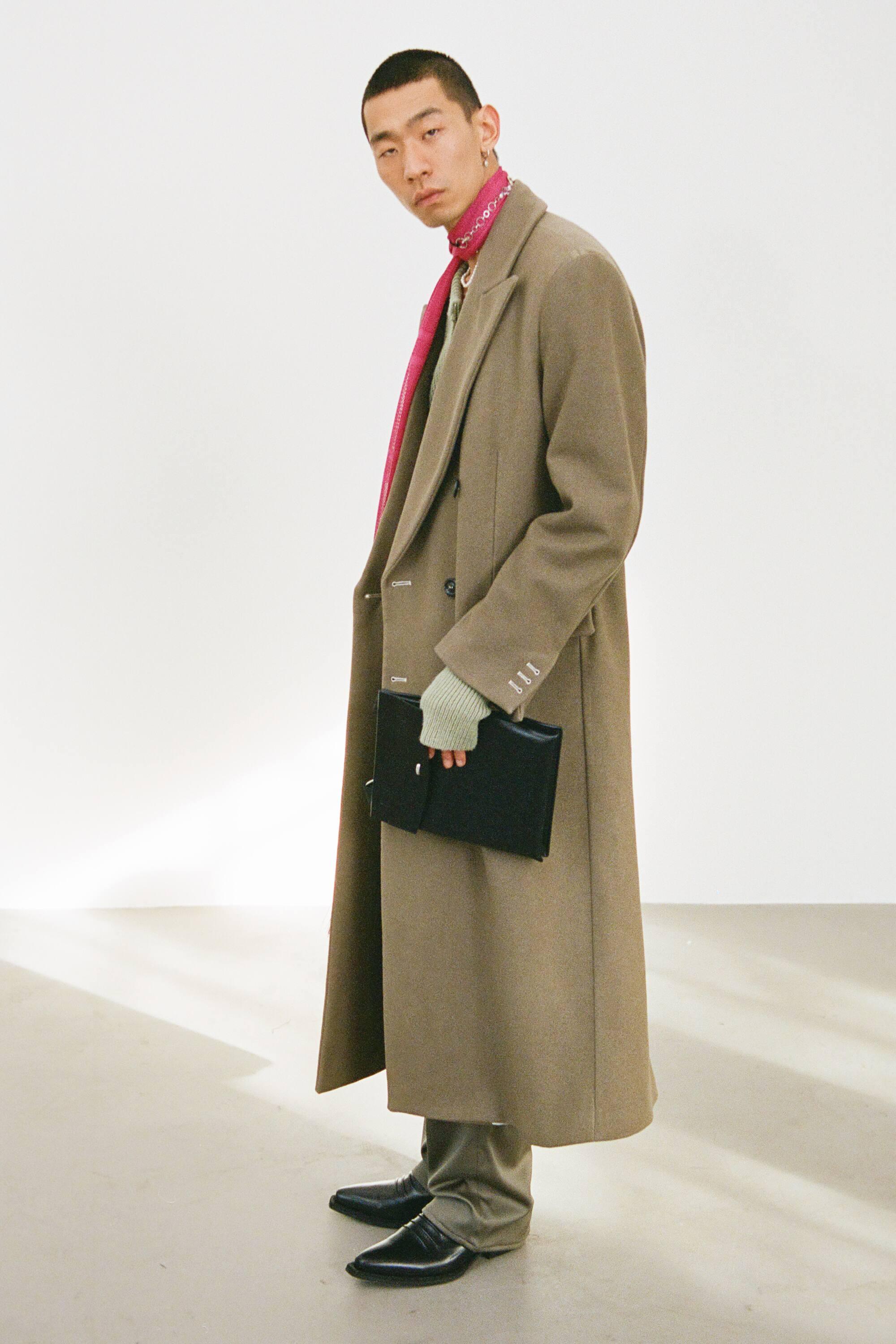 Our Legacy Extended Whale Wool-Blend Coat in Natural for Men | Lyst UK