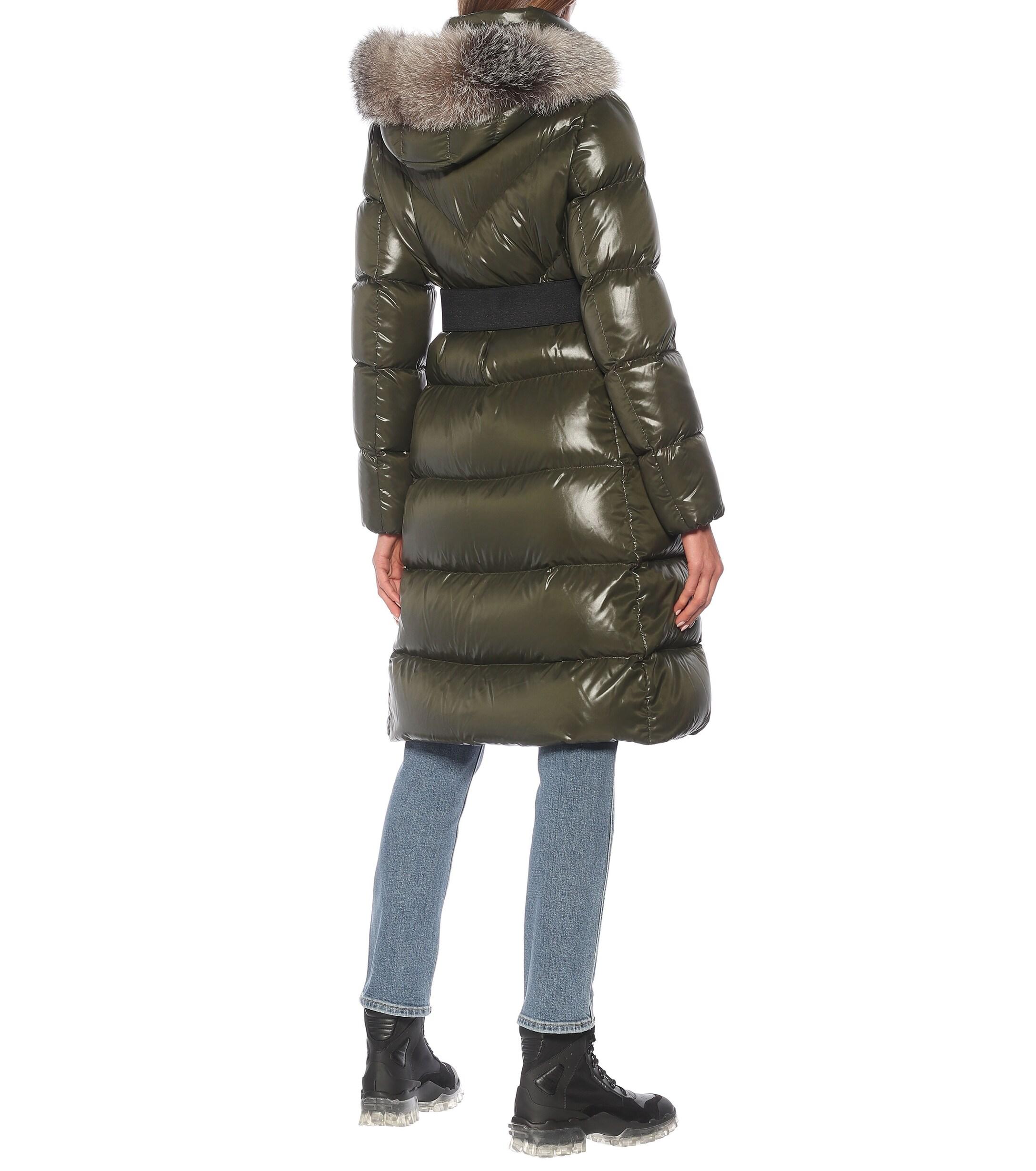 Moncler Ribafur Quilted Down Coat in 