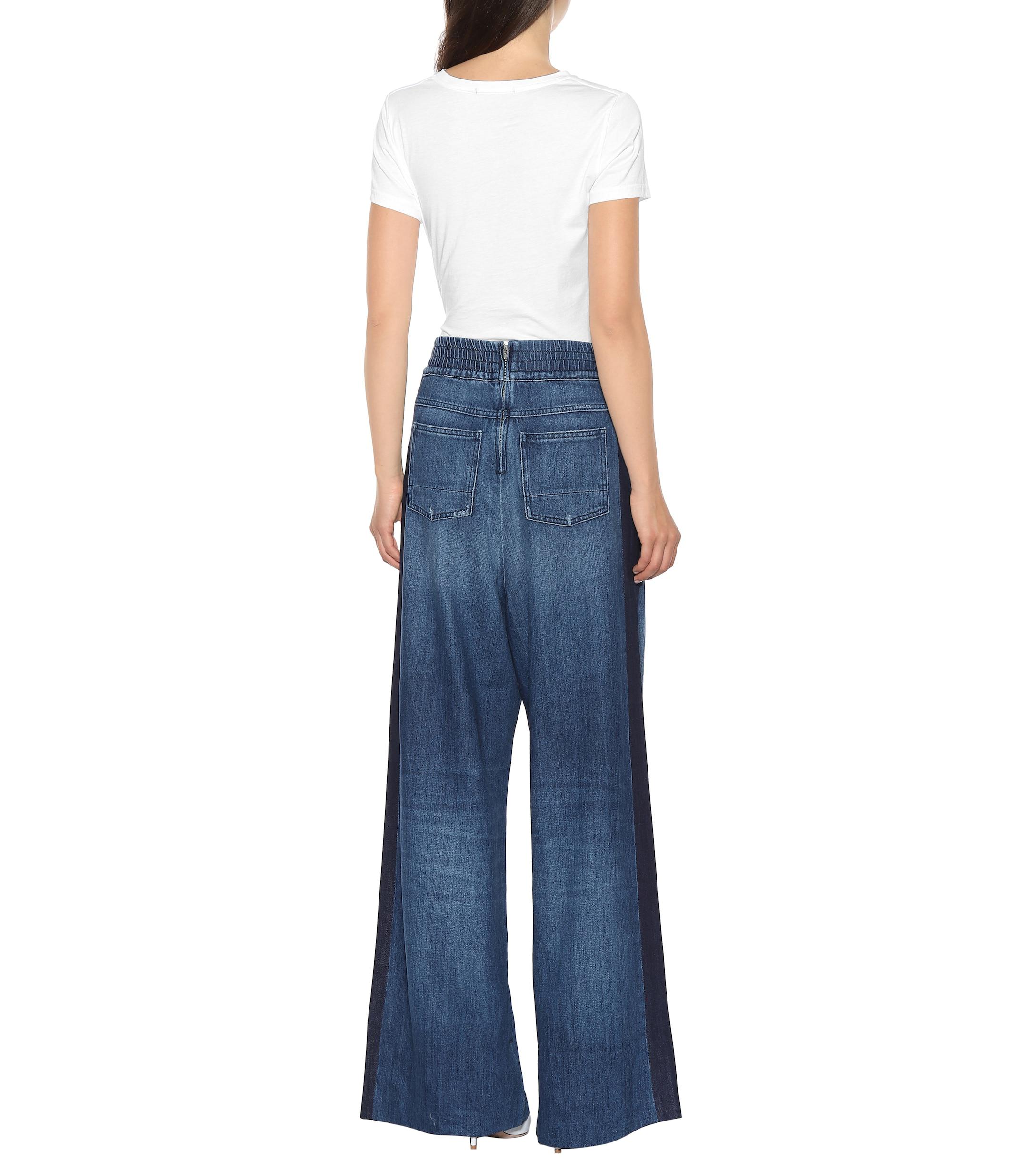Golden Goose Deluxe Brand Denim Sophie High-rise Flared Jeans in Blue ...