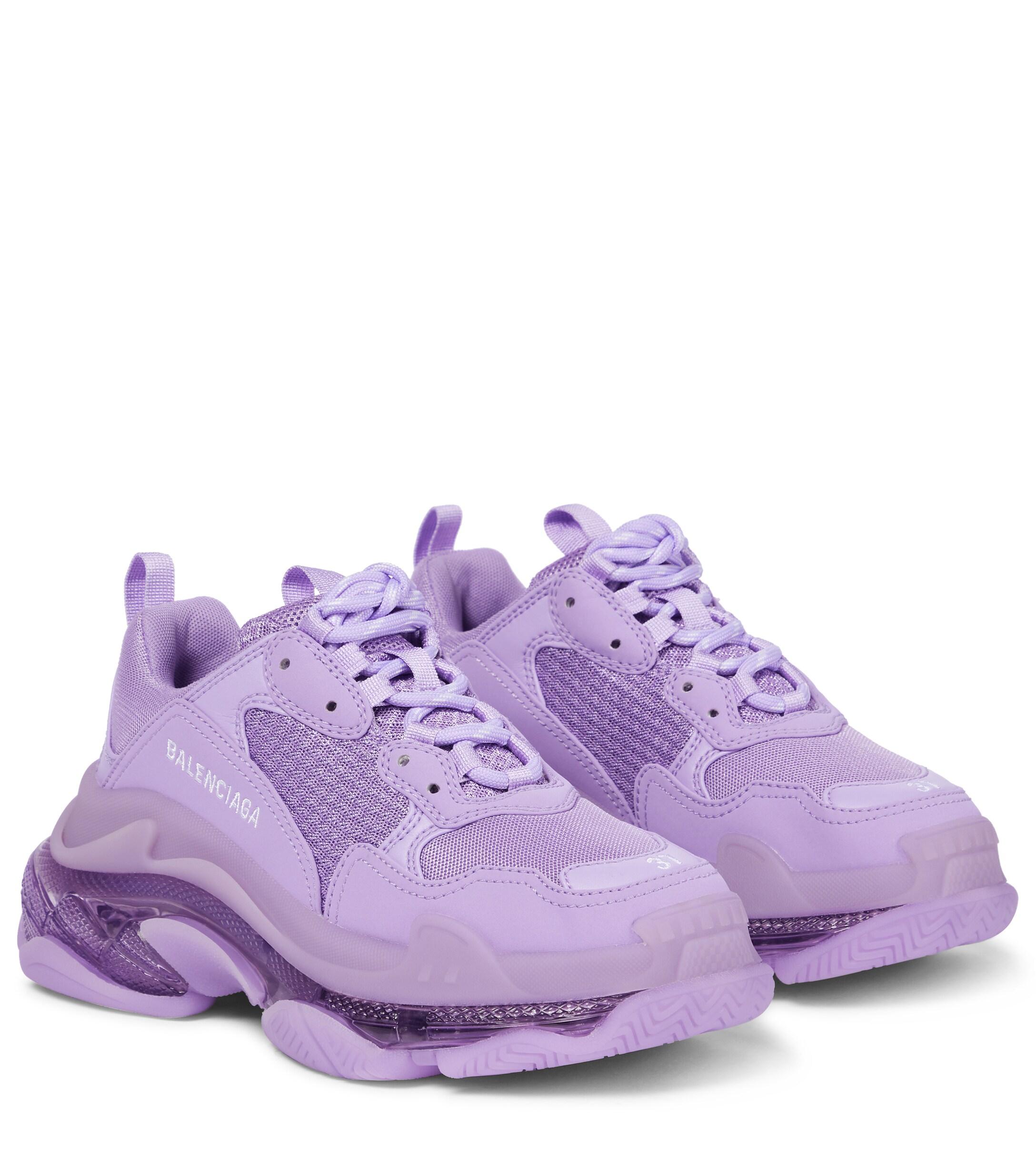 Balenciaga Triple S Sneakers in Purple | Lyst Canada