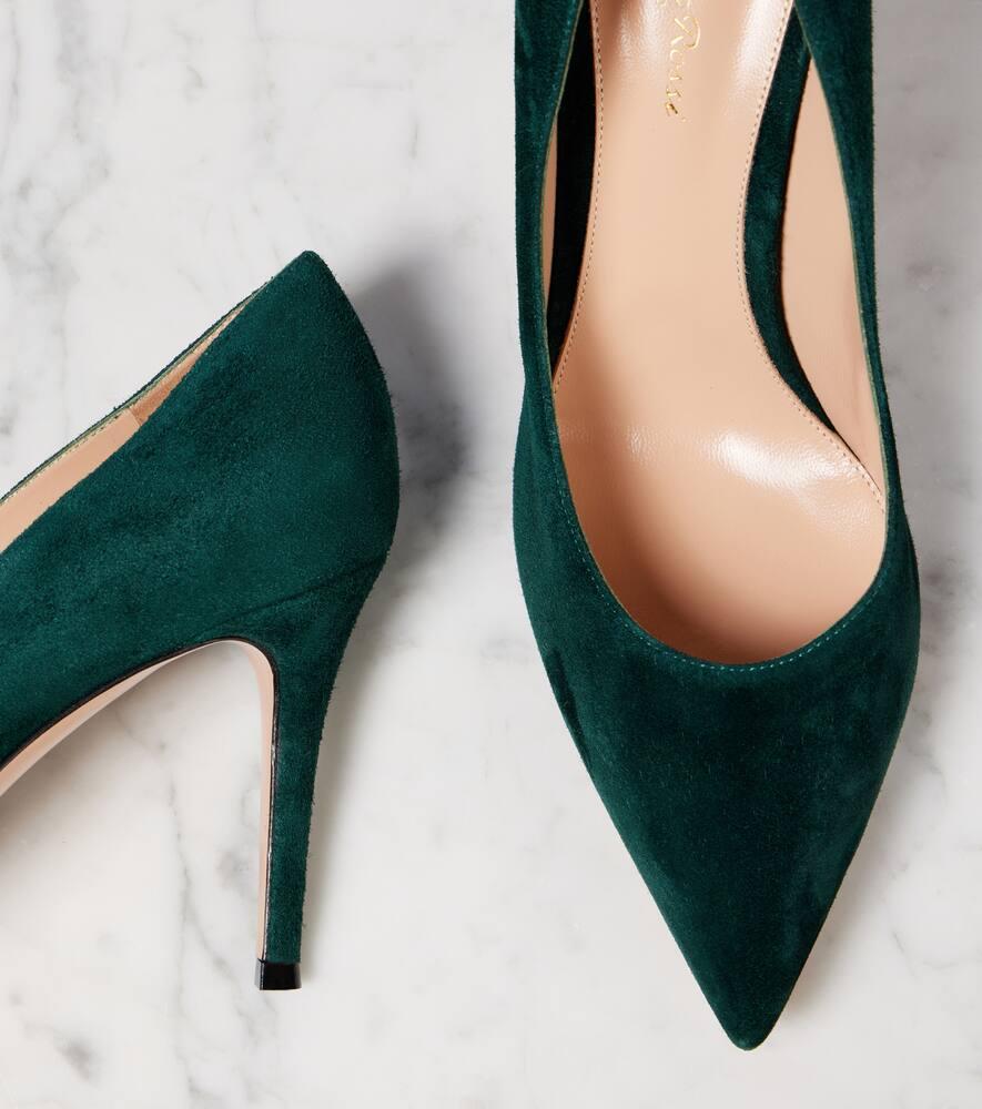 Gianvito Rossi Gianvito 85 Suede Pumps in Green Lyst UK