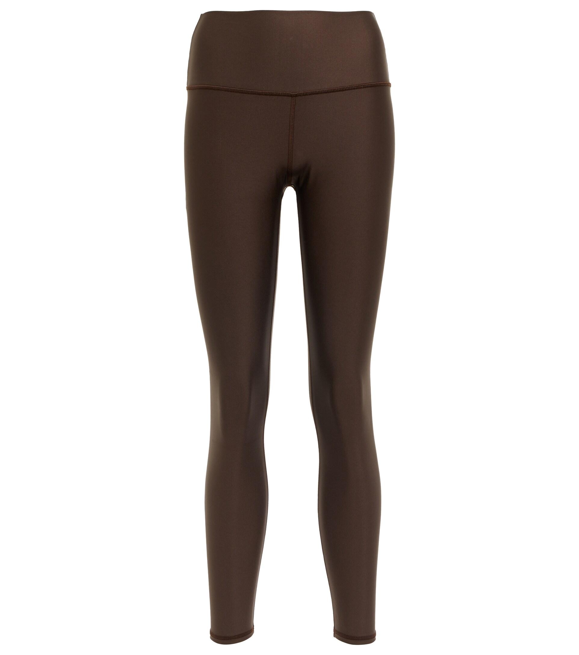 Alo Yoga Airlift 7/8 High-rise leggings in Brown