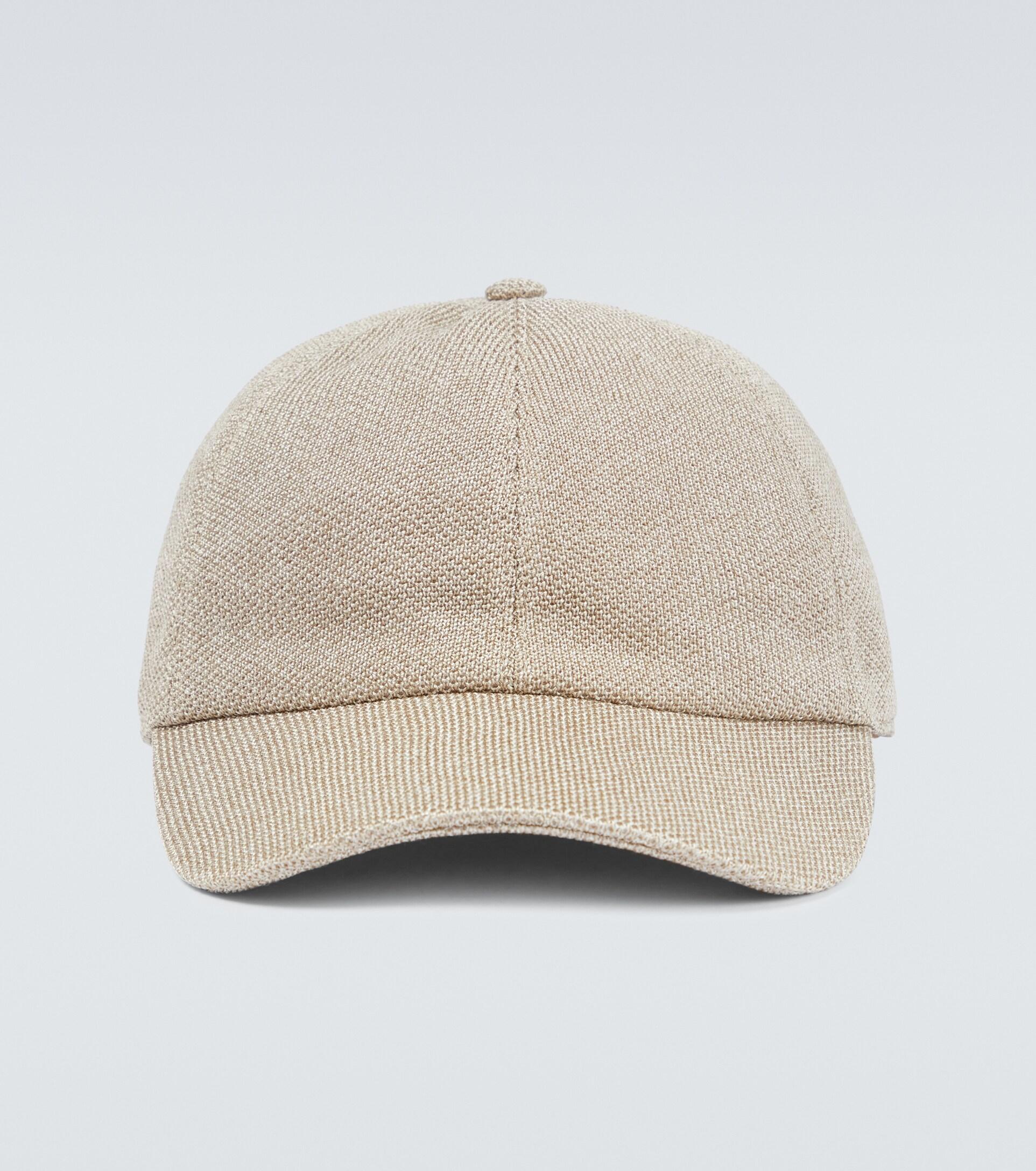 The Row Caspian Silk Baseball Cap in Natural for Men | Lyst