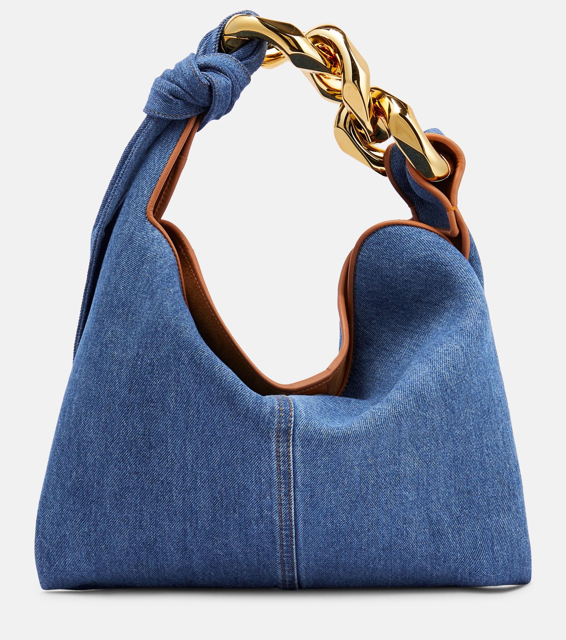 JW Anderson Twister Chain Small Shoulder Bag in Blue | Lyst