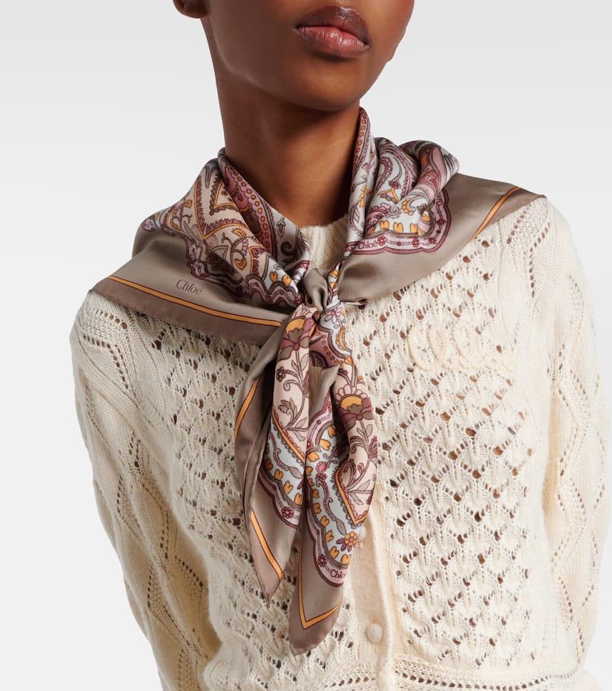 スカーフ CHLOE Woman Neck scarf Multicolor CHC25UT085TWI 6BI Chloe Women's Scarves | Chloé SK official site