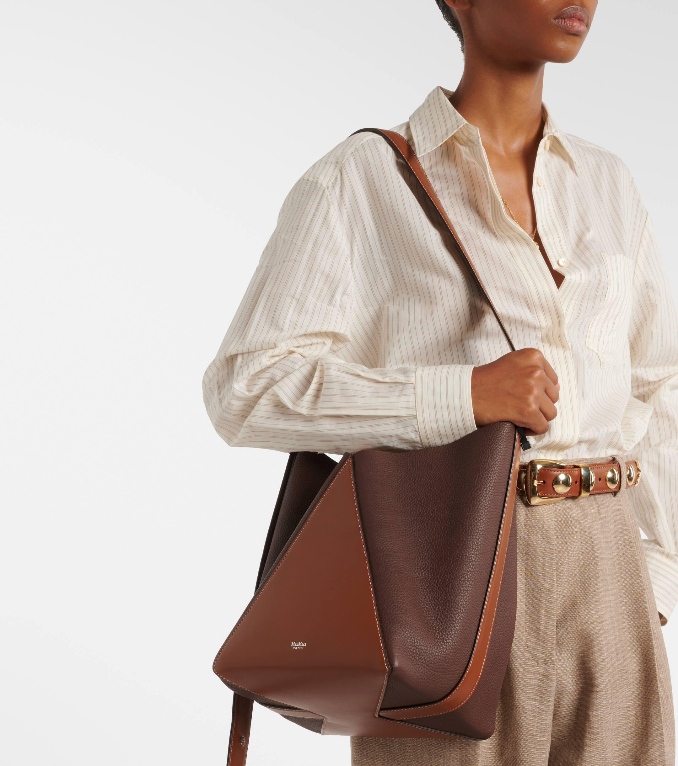 24PF new/Max Mara MMBucketスモールバケットバッグ Bag Brown 24PF new/Max Mara MMBucketスモールバケットバッグ Bag Brown