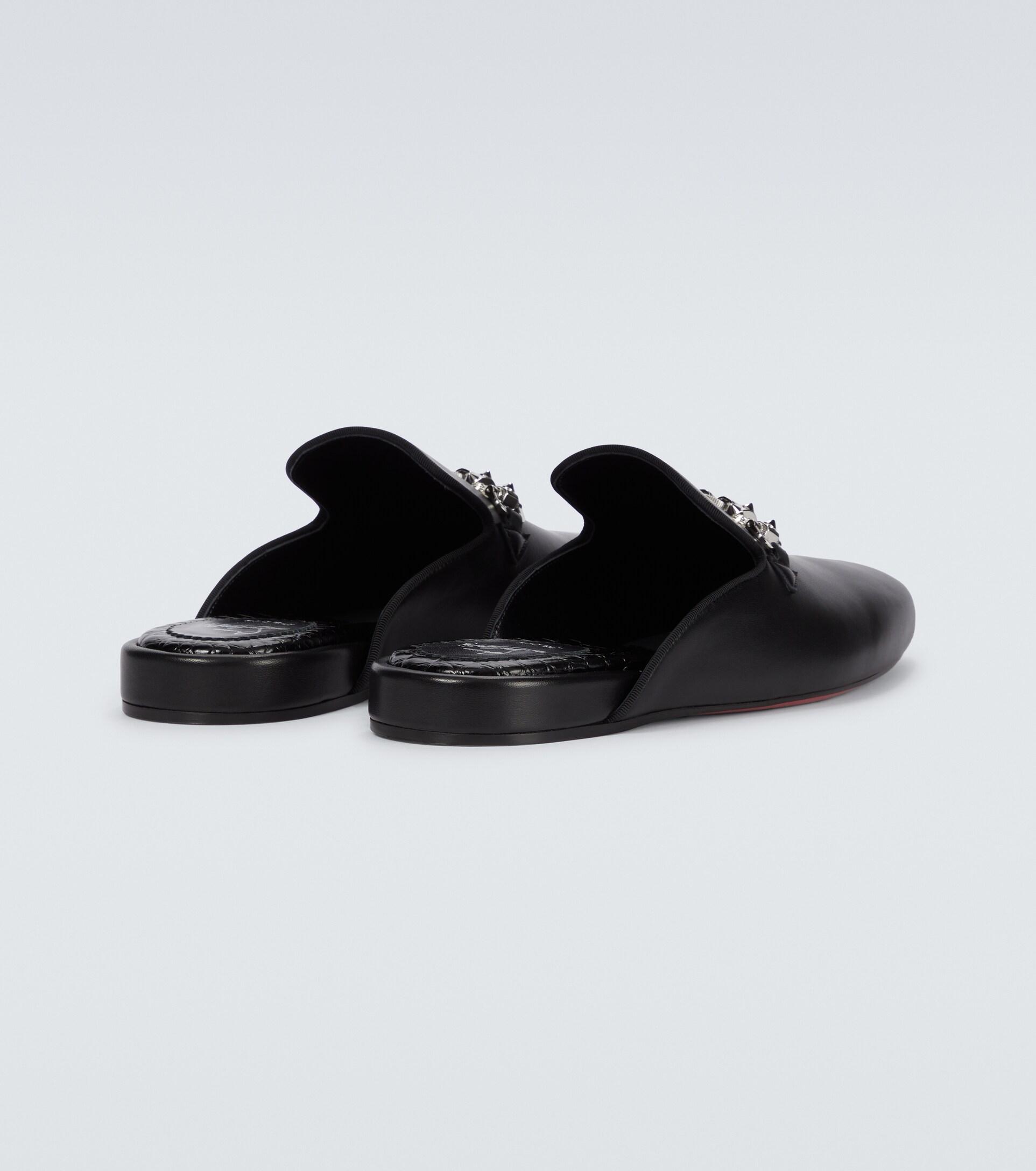 Hot Cross Black Calf leather - Men Shoes - Christian Louboutin