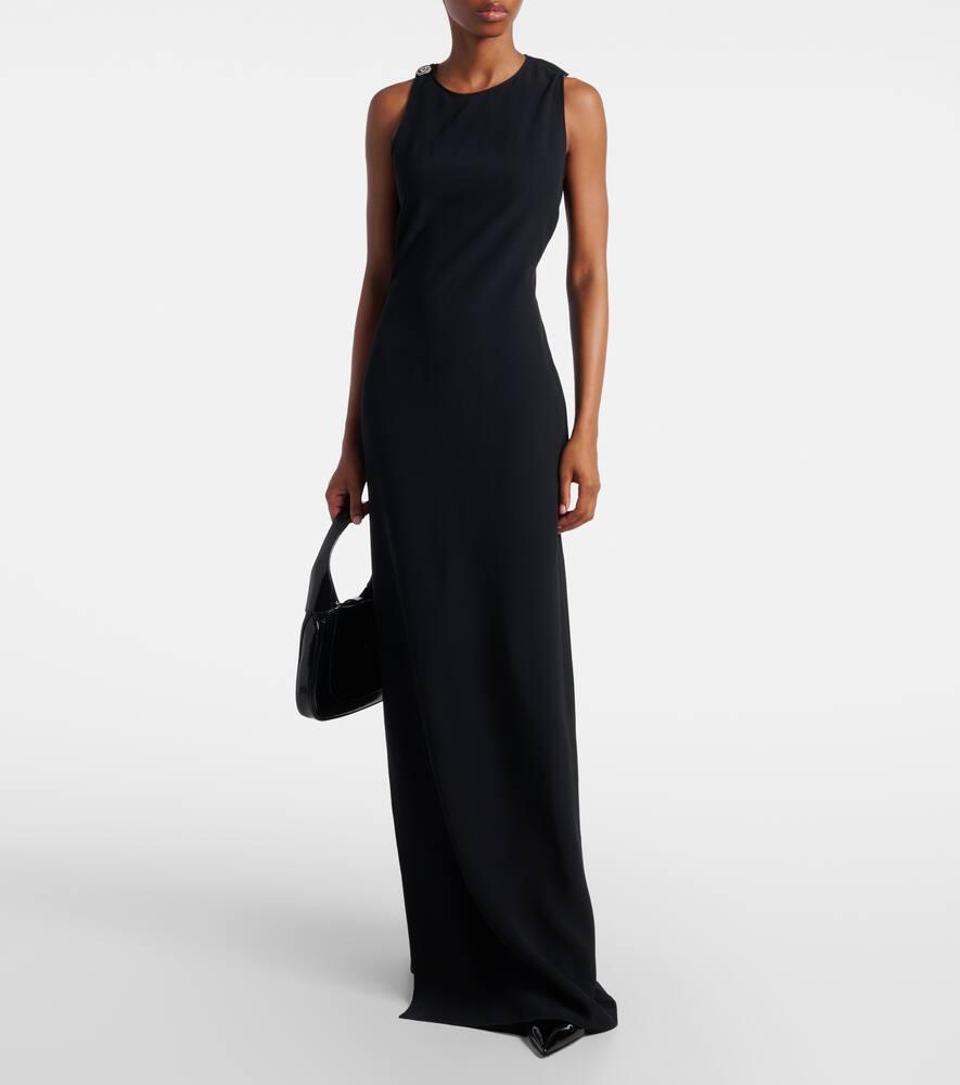 gucci black tie dress