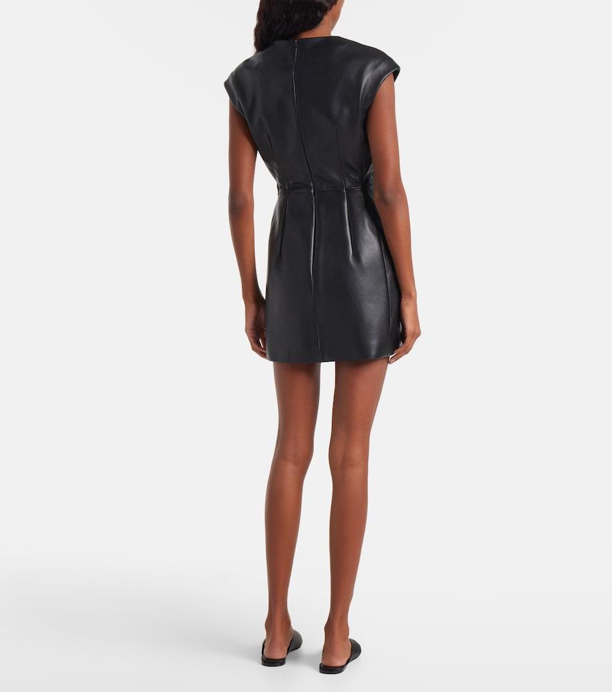 sportmax leather dress Sportmax Cabina Leather Dress - Cammello