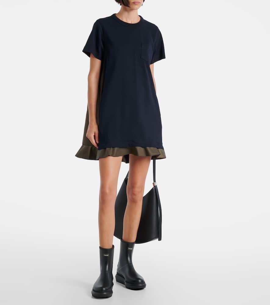 新品 sacai Cotton Poplin x Suiting Dress 1 sacai Suiting x Cotton Poplin Dress | REVERSIBLE