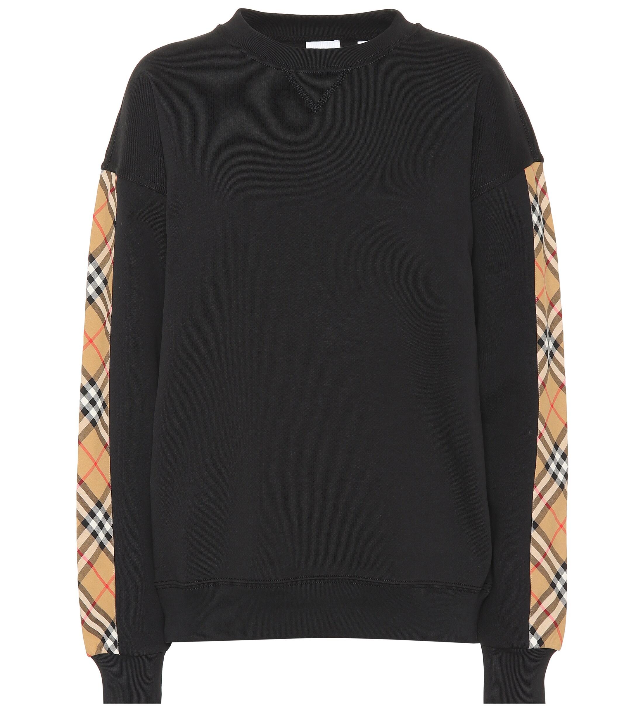 burberry vintage check sweatshirt