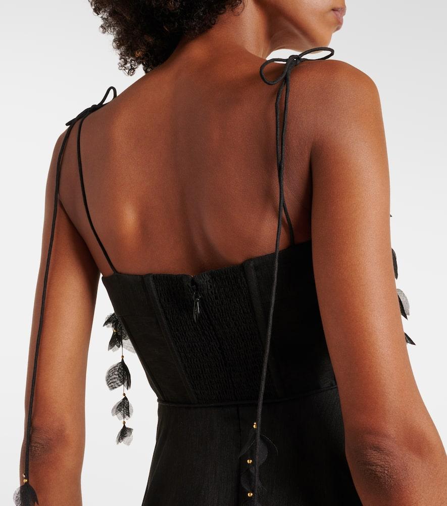 zimmermann bustier silk dress Zimmermann Silk Corset Dress
