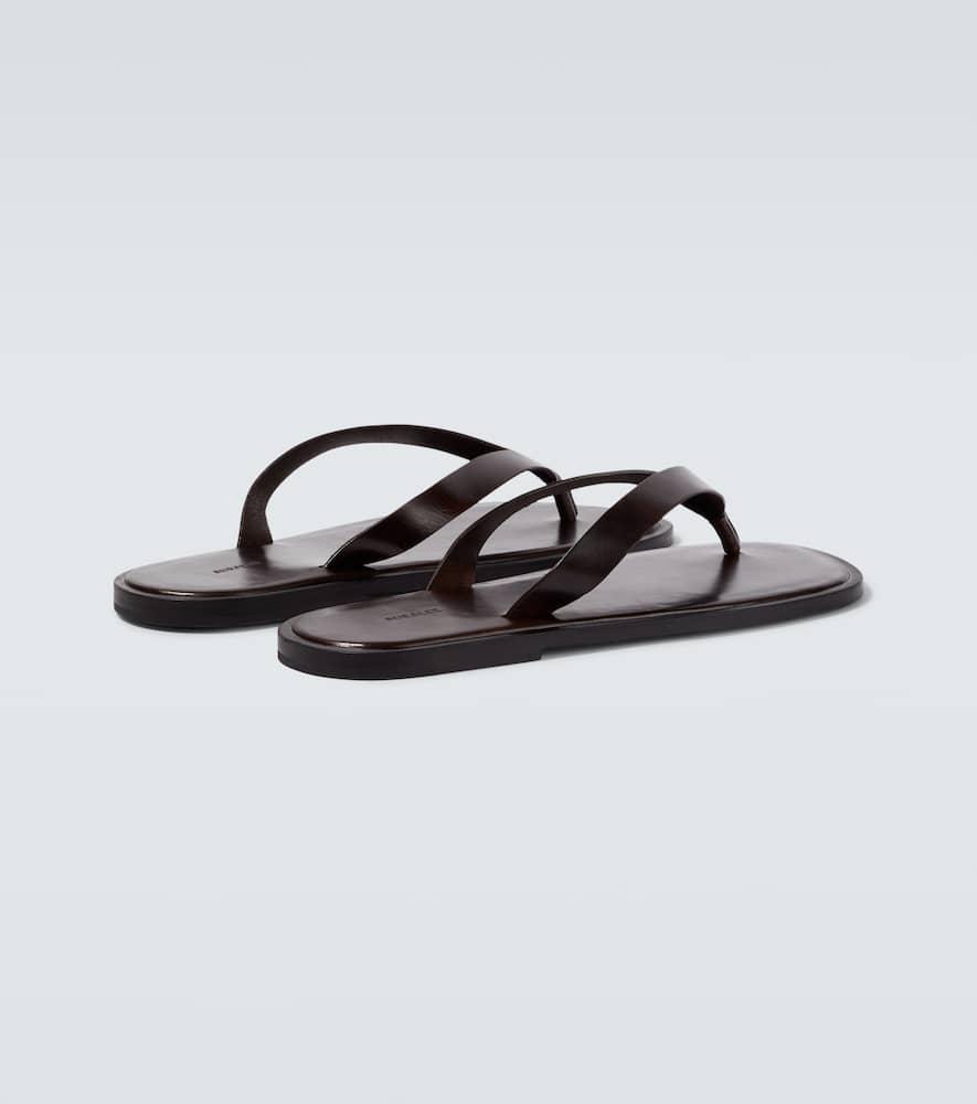 auralee-brown-Sandalen-Aus-