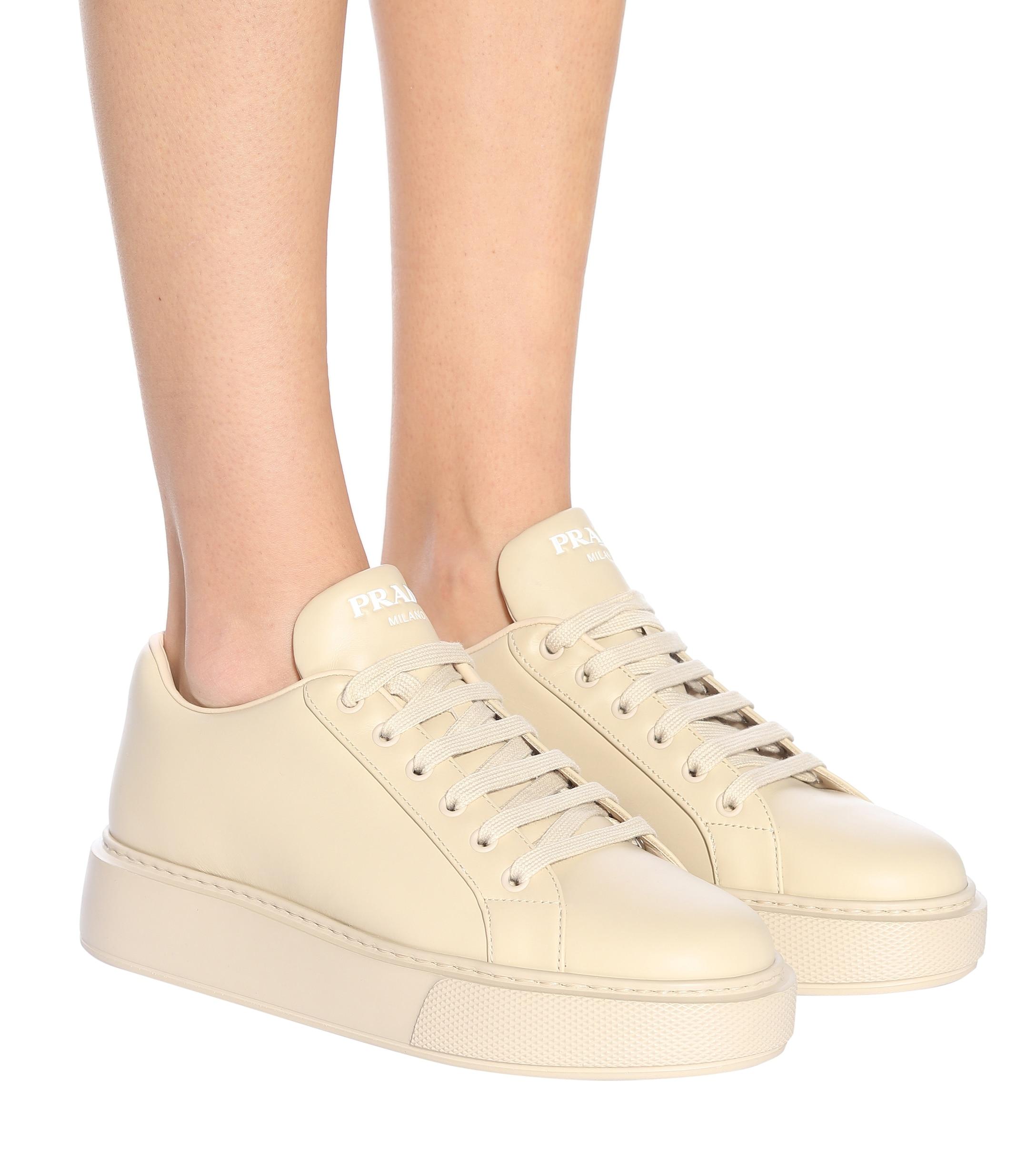 platform prada sneakers