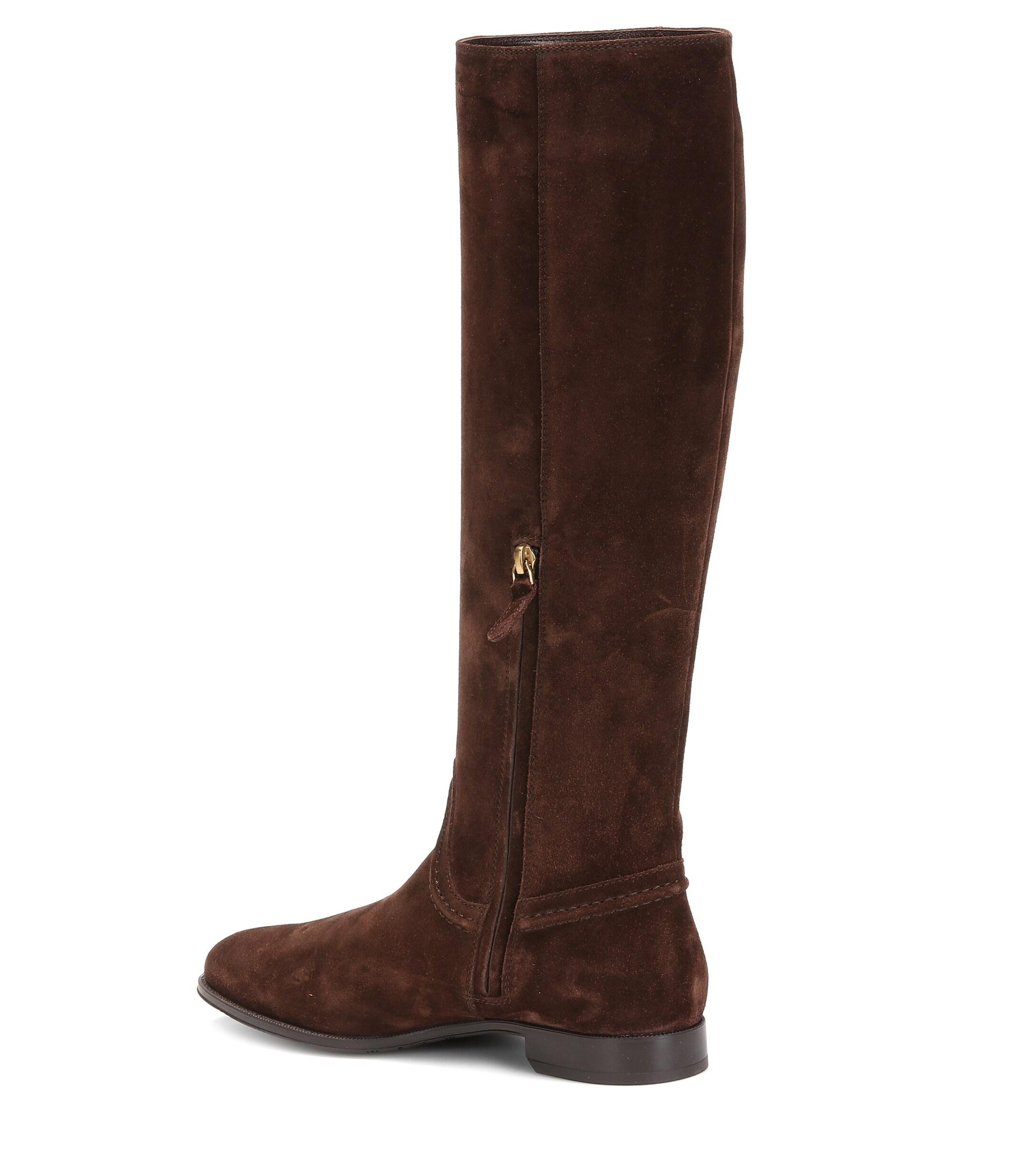 brown suede boots