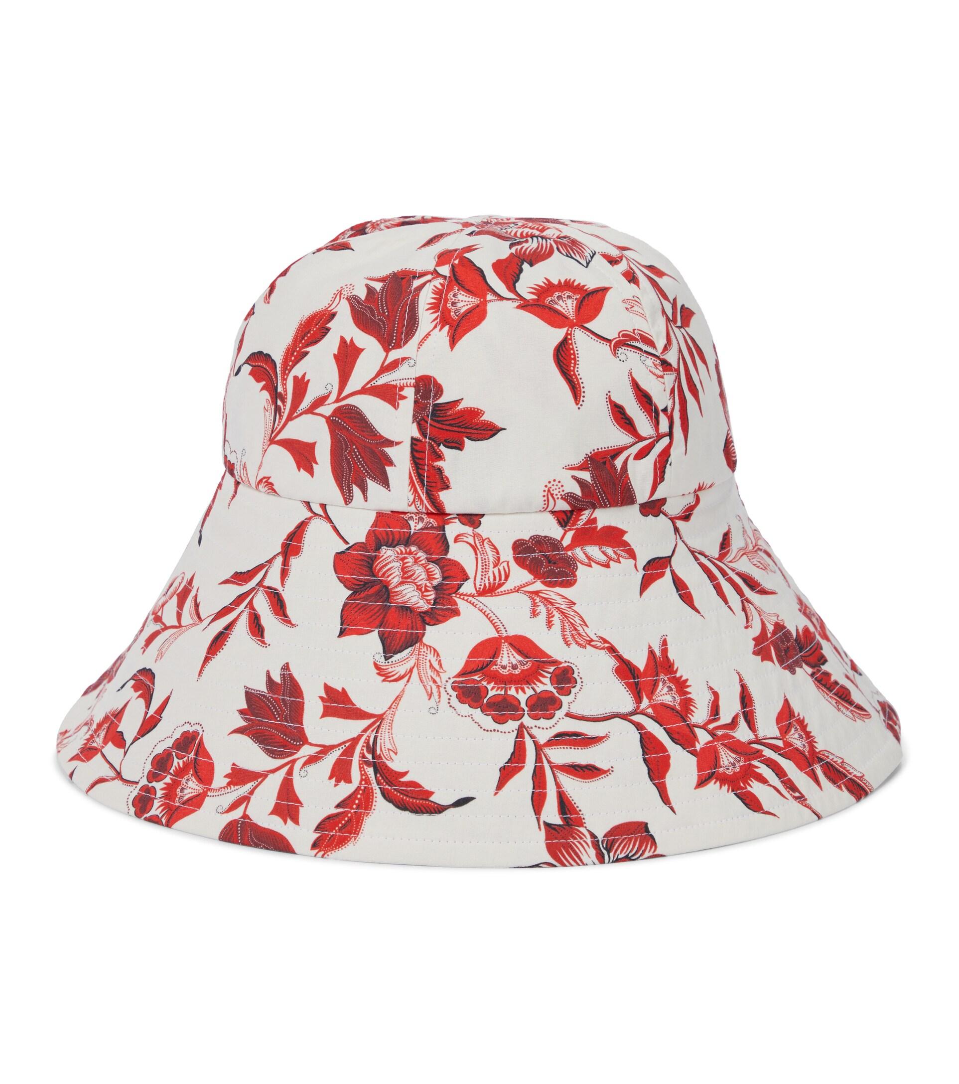 Erdem Cotton Romney Floral Bucket Hat 
