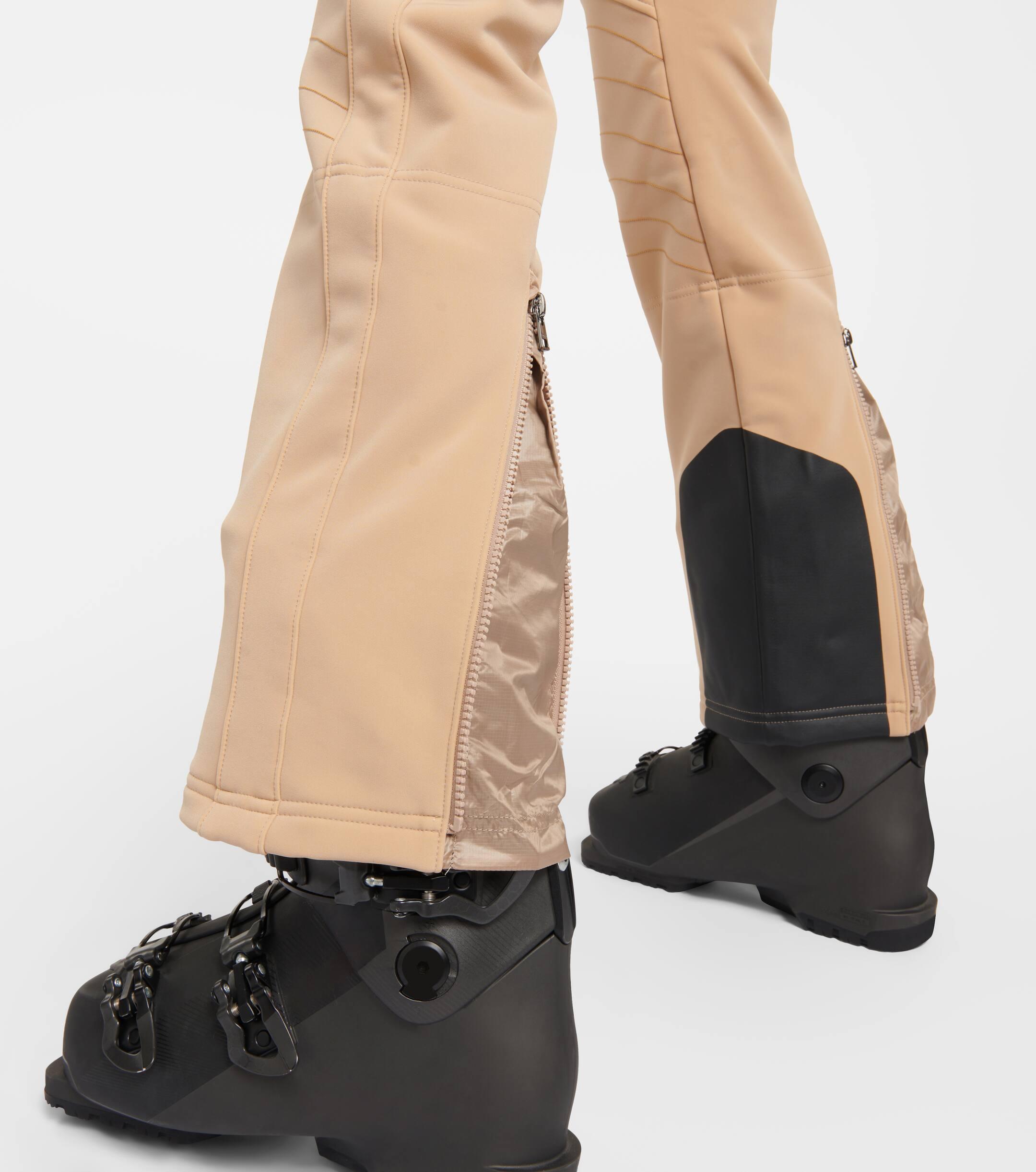 Bogner Madei Mid rise Slim Ski Pants in Natural Lyst UK
