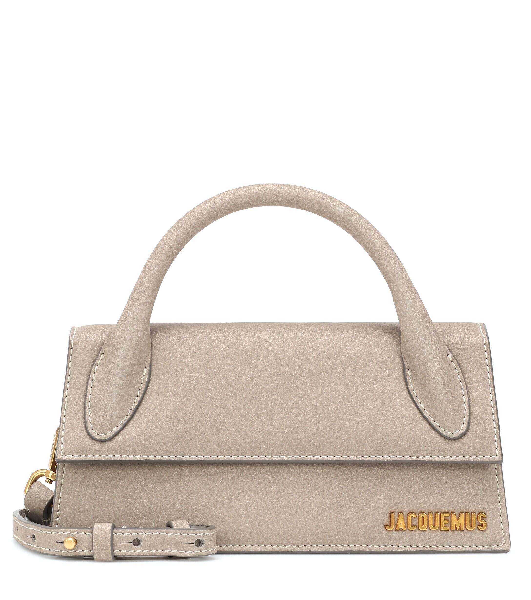 le chiquito long leather top handle bag