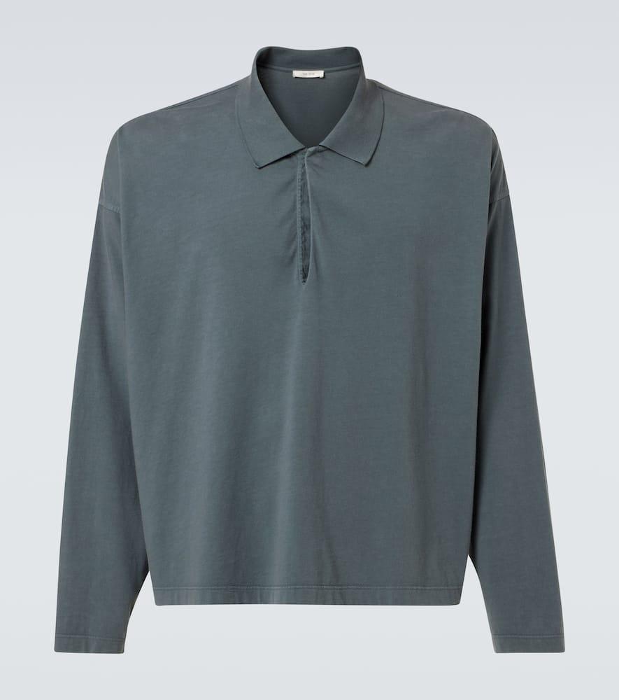 The Row Bryson Cotton Polo Shirt in Gray for Men | Lyst