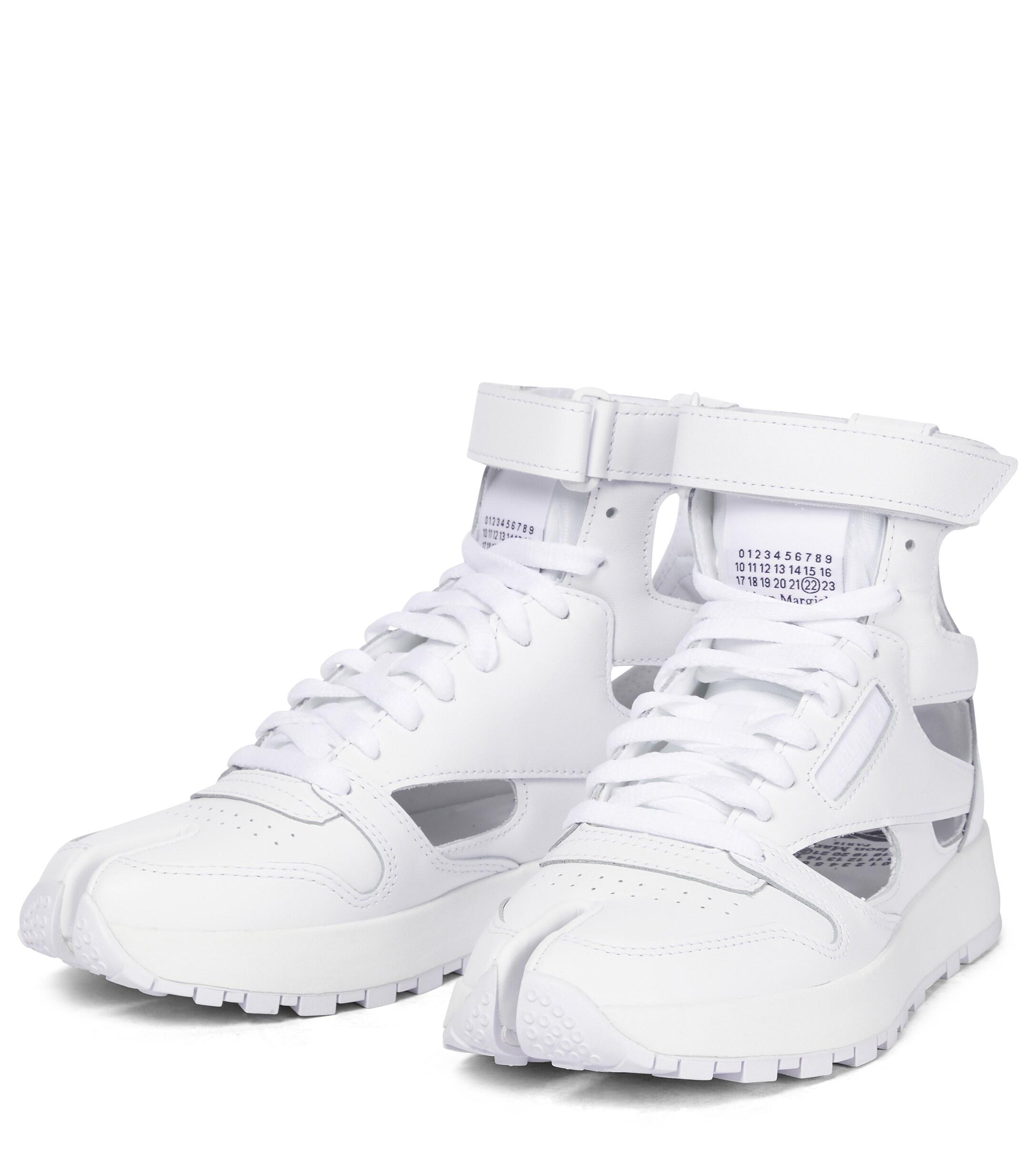 Maison Margiela X Reebok Gladiator Tabi High-top Sneakers in White