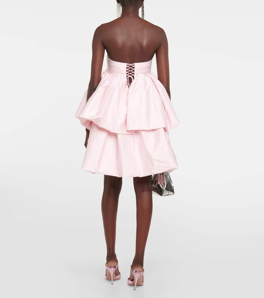 【ROTATE】エレガント♪パフスリーブ付きROTATE PINKドレス ROTATE BIRGER CHRISTENSEN Bridal Carmina Strapless Minidress