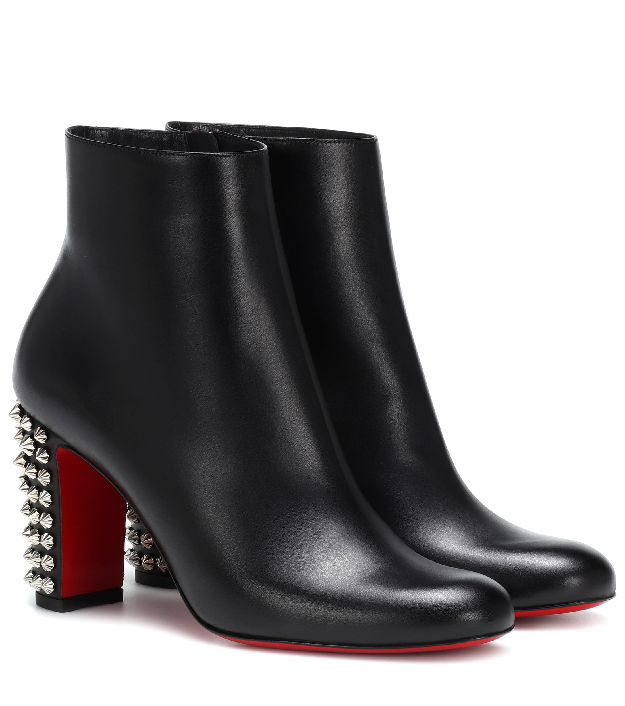louboutin macadamia boots
