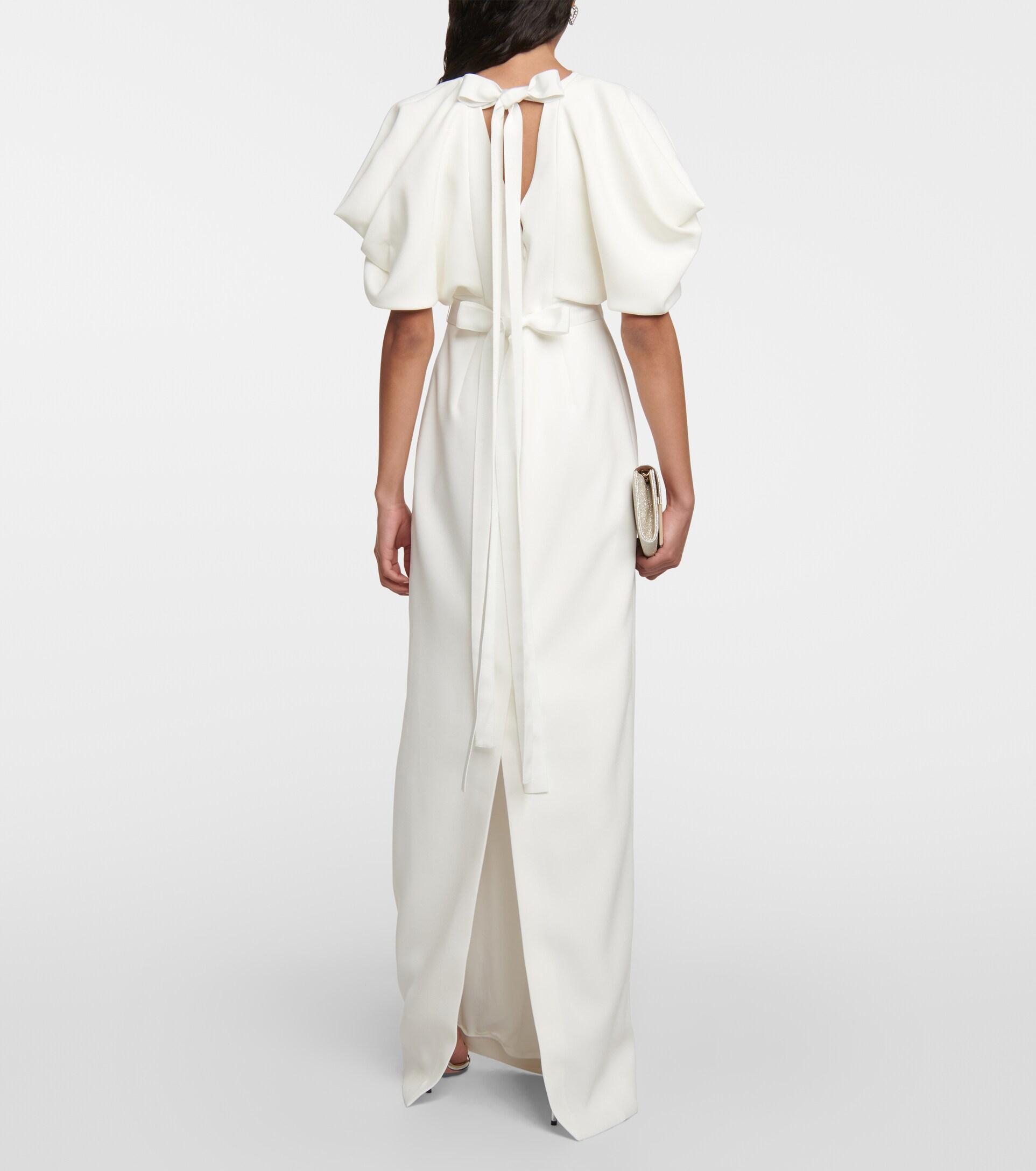 ROKSANDA Bridal Clementine Crepe Maxi Dress in White Lyst
