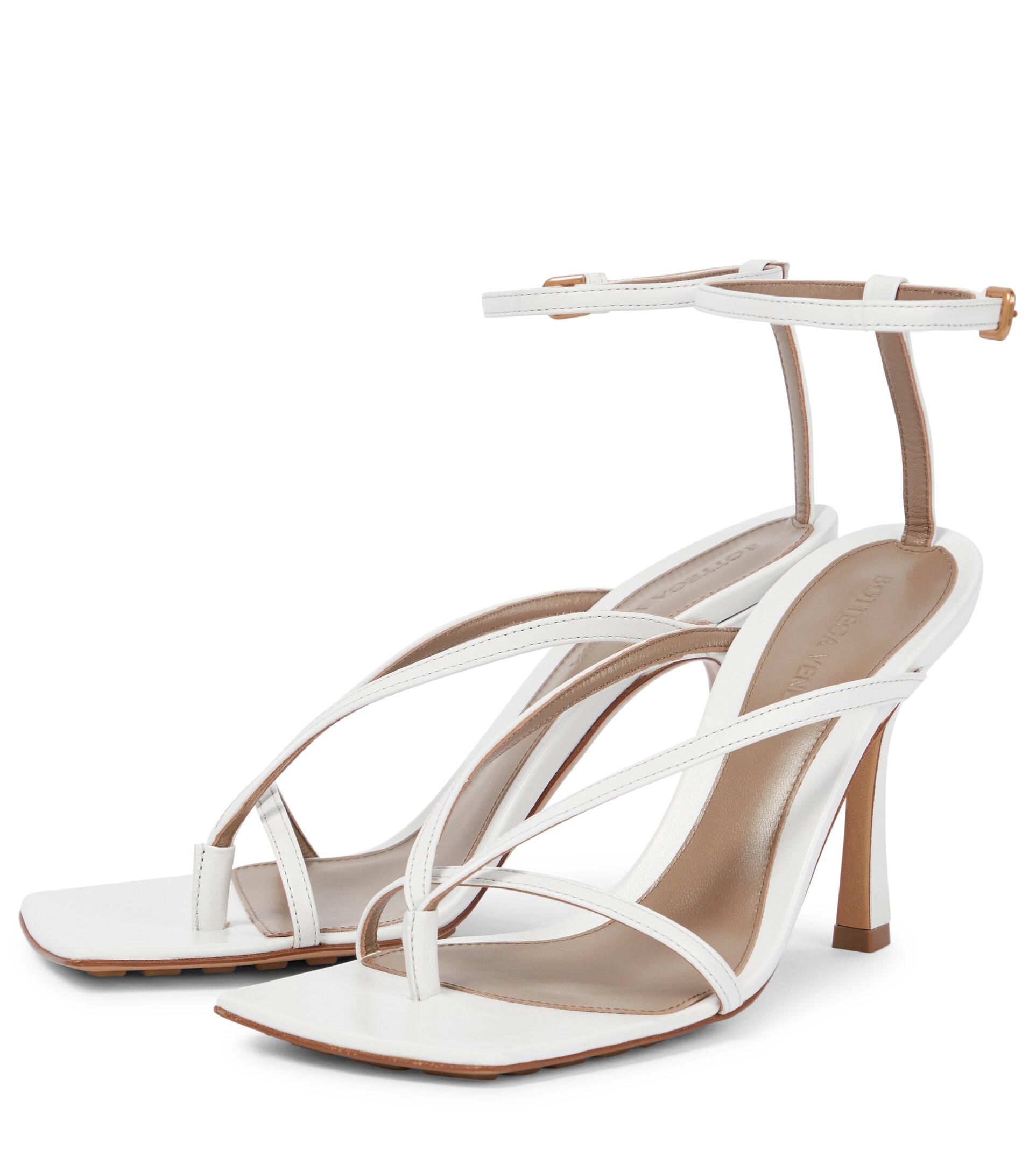Bottega Veneta Leather Stretch Sandals 