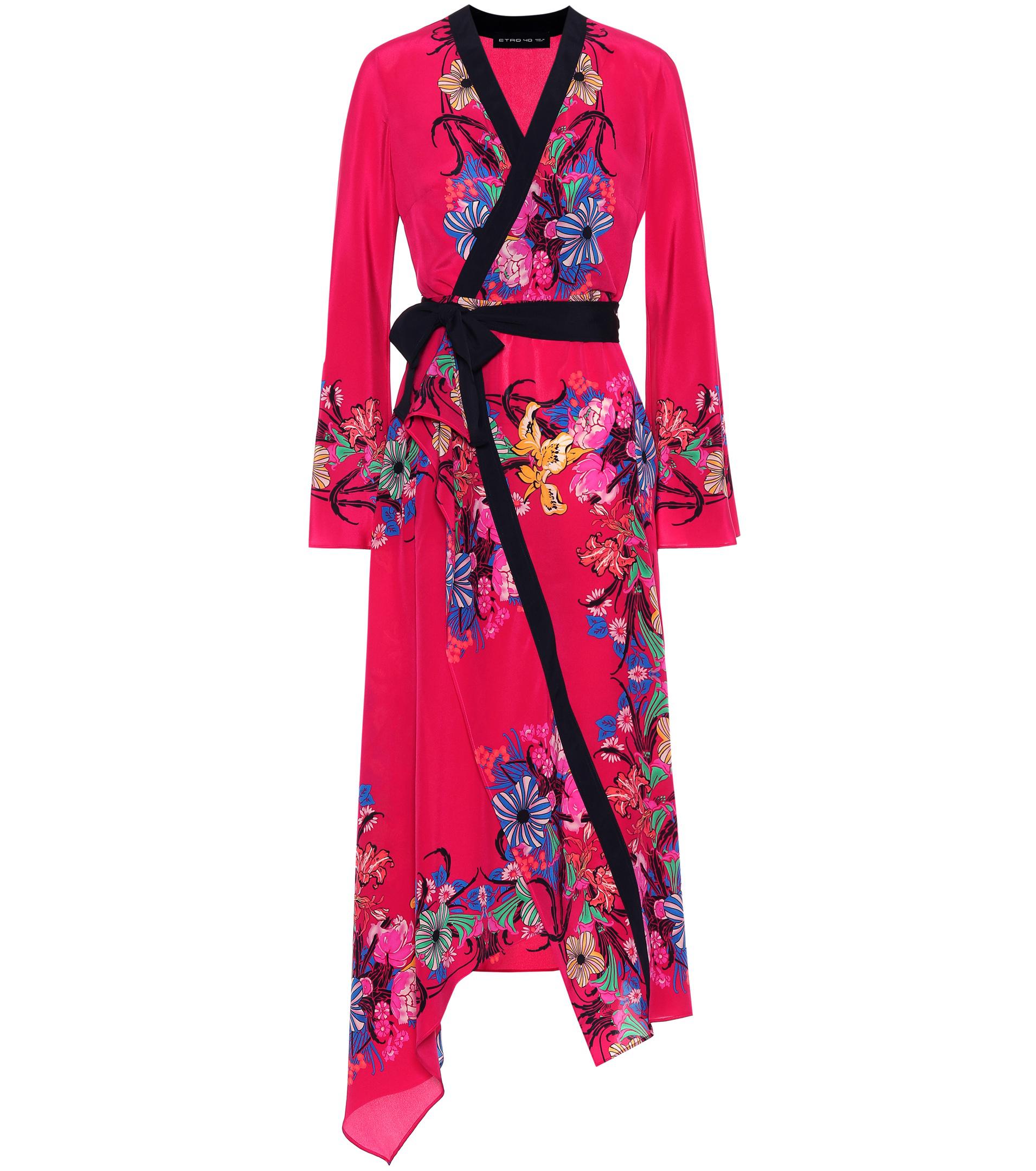 etro silk dress