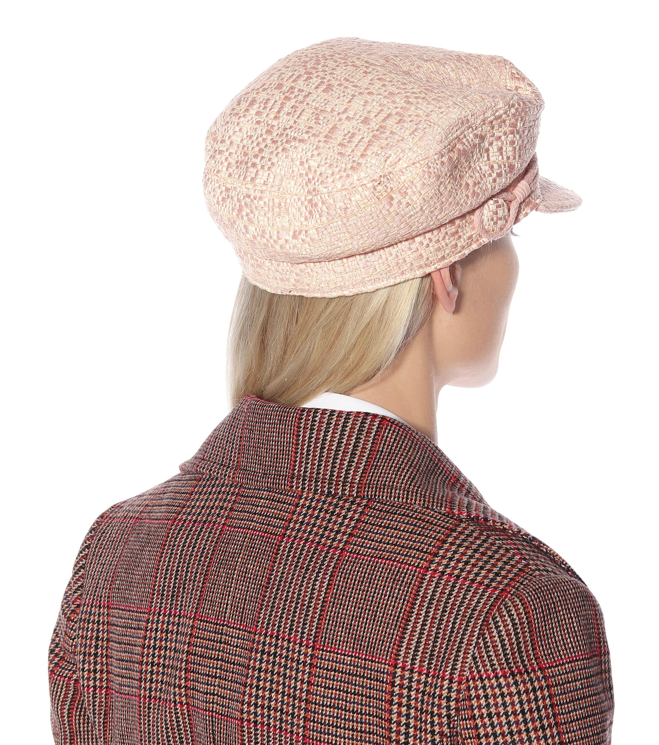 Maison Michel New Abby Hat in Pink | Lyst