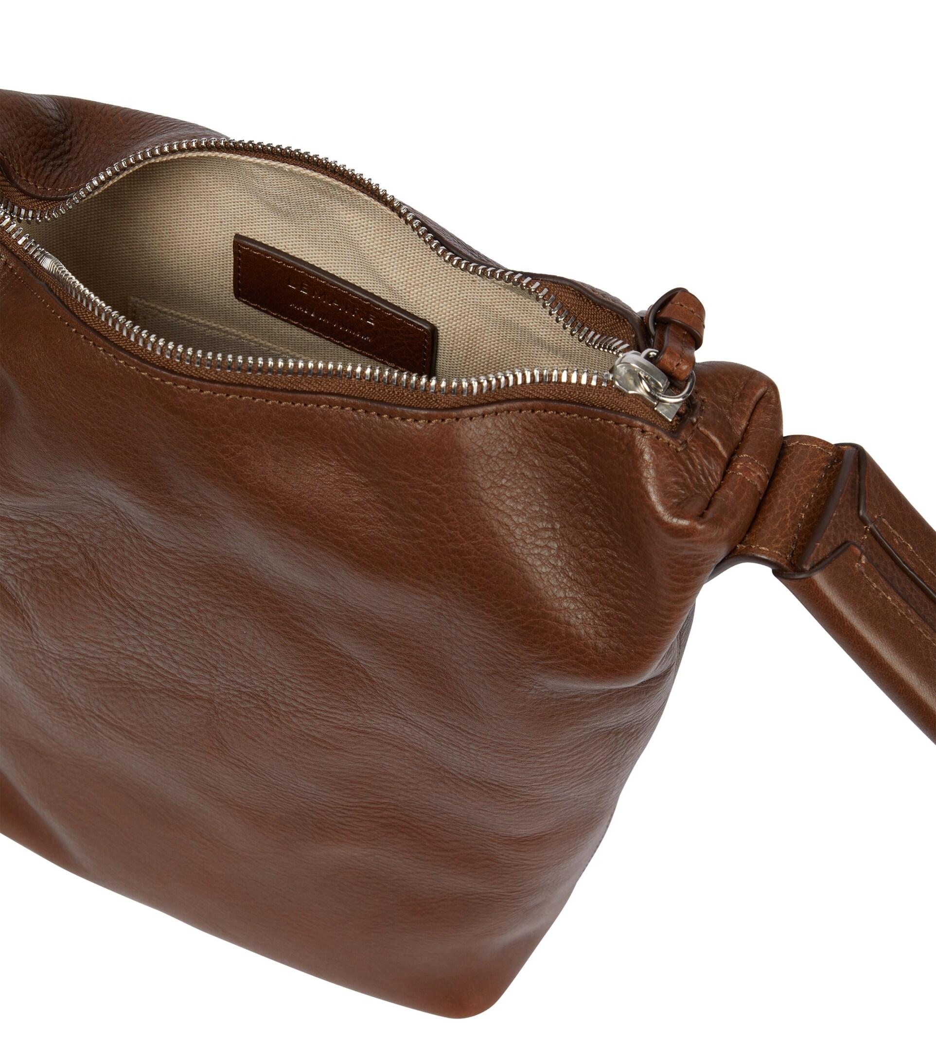 Lemaire Case Leather Shoulder Bag in Brown | Lyst