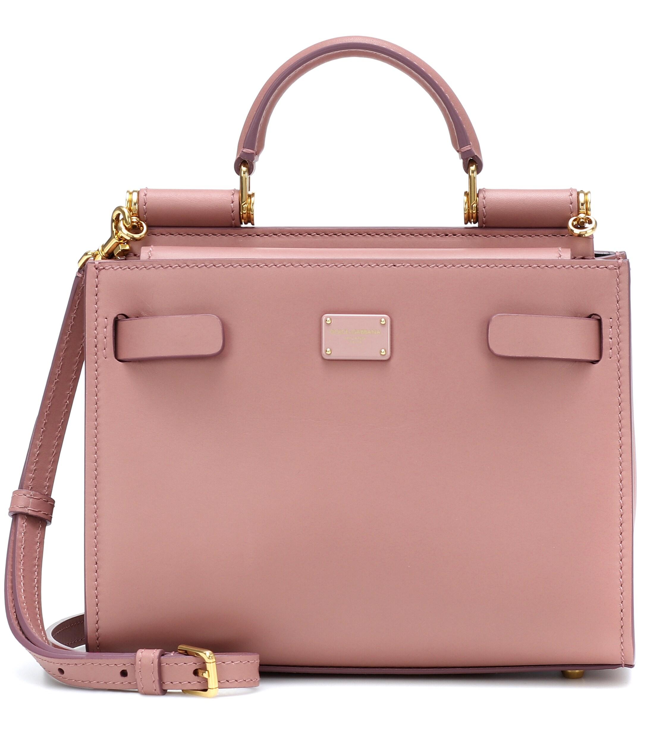 Dolce Gabbana Small Calfskin Sicily 62 Bag in Pink Lyst Canada