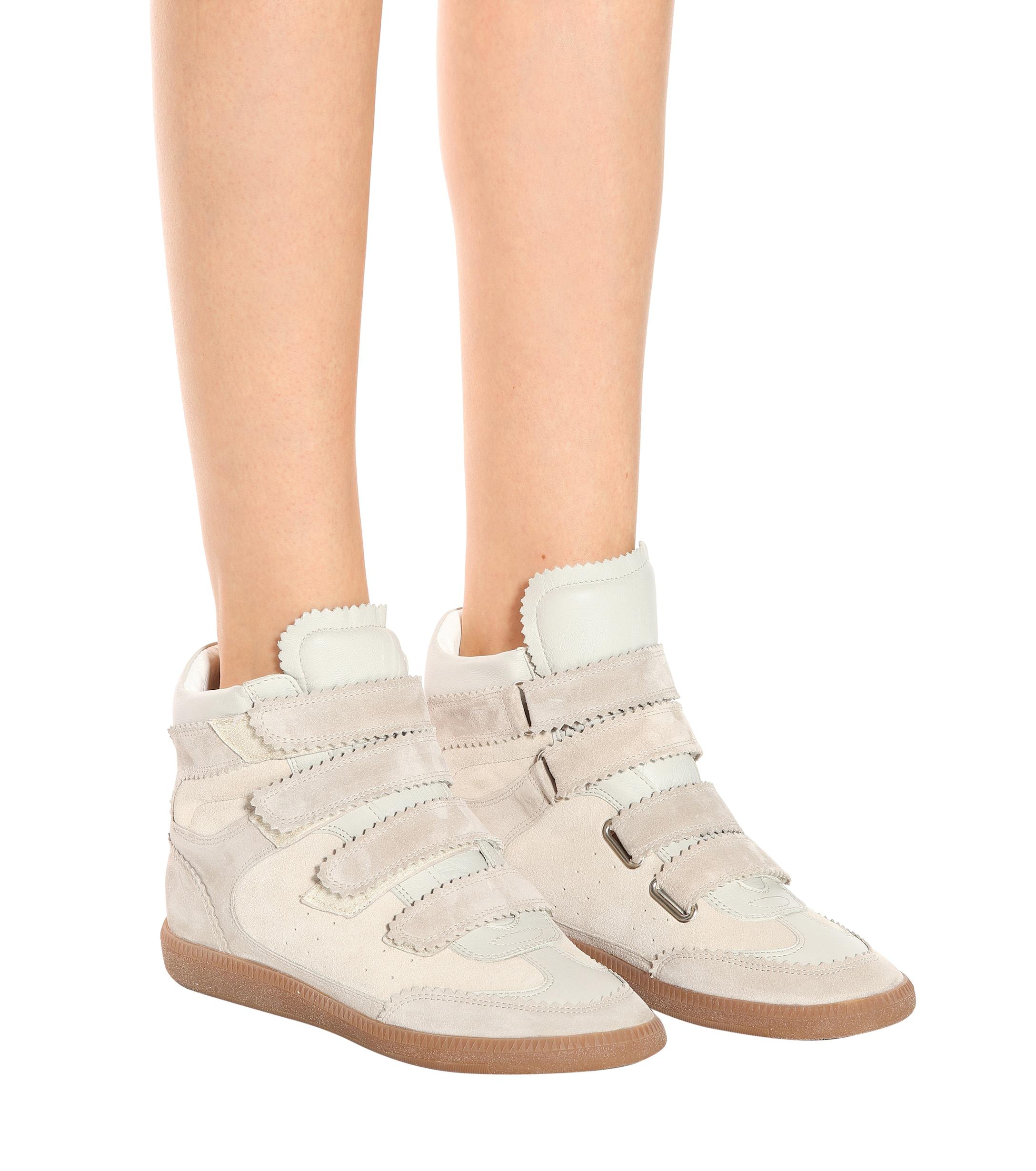 Isabel Marant Bilsy Suede High-top Sneakers - Lyst