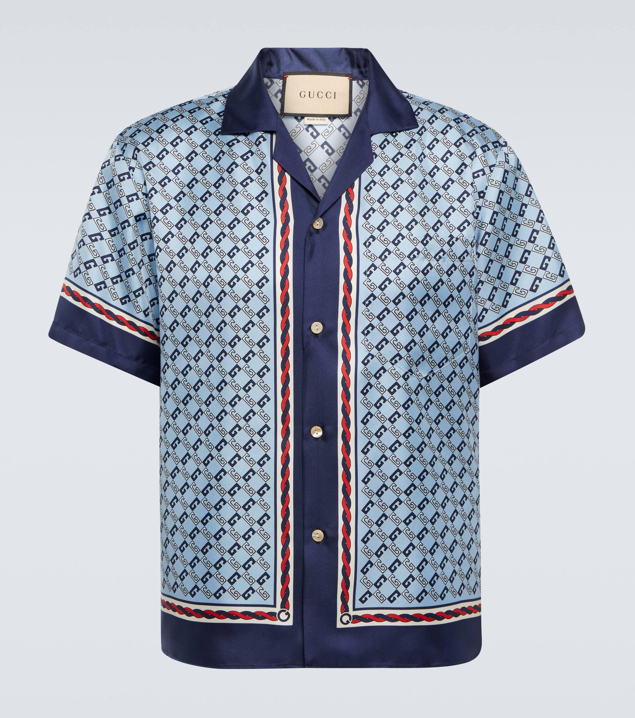 Gucci printed shirt hotsell