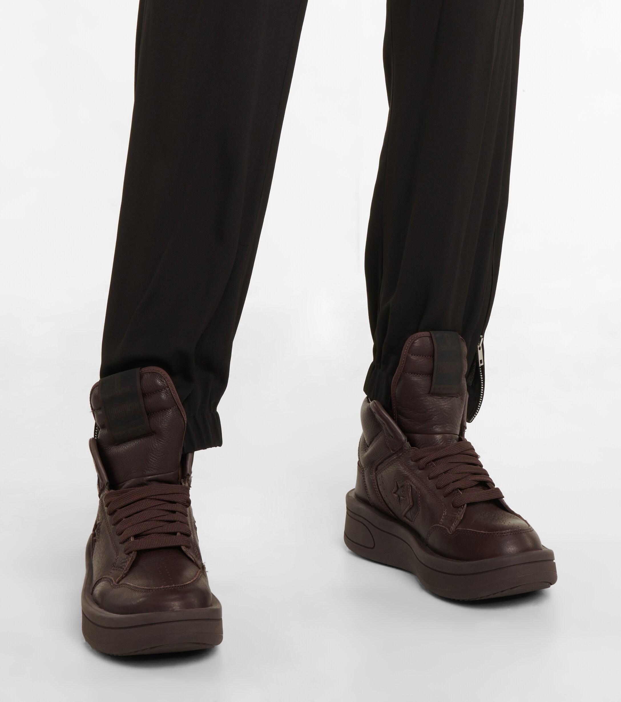 Rick Owens X Converse Drkshdw Turbowpn Sneakers in Brown | Lyst