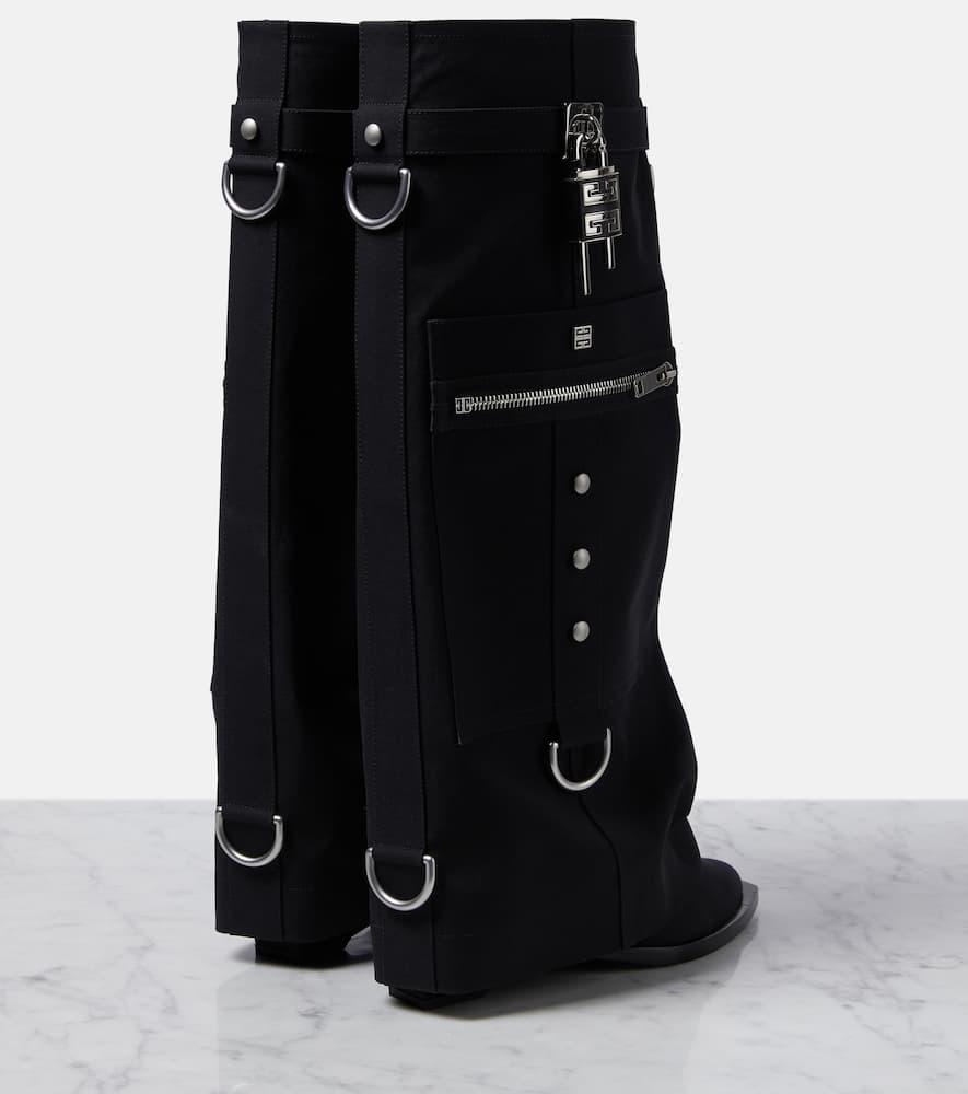 新品★Givency★レディース Shark Lock Cowboy ブーツ 黒 Givenchy Shark Lock ウエスタンブーツ | ブラック | FARFETCH JP