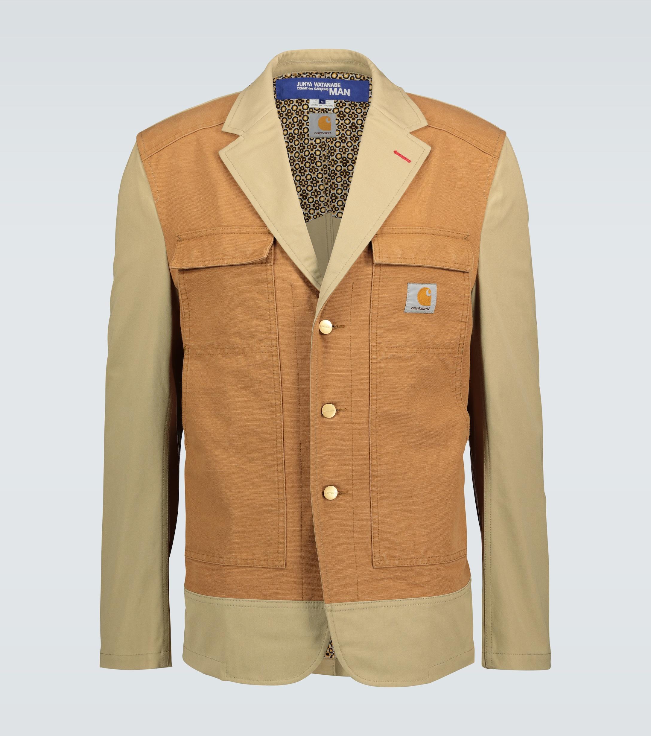 Junya Watanabe Man X Carhartt Blazer in Brown x Beige (Brown) for Men