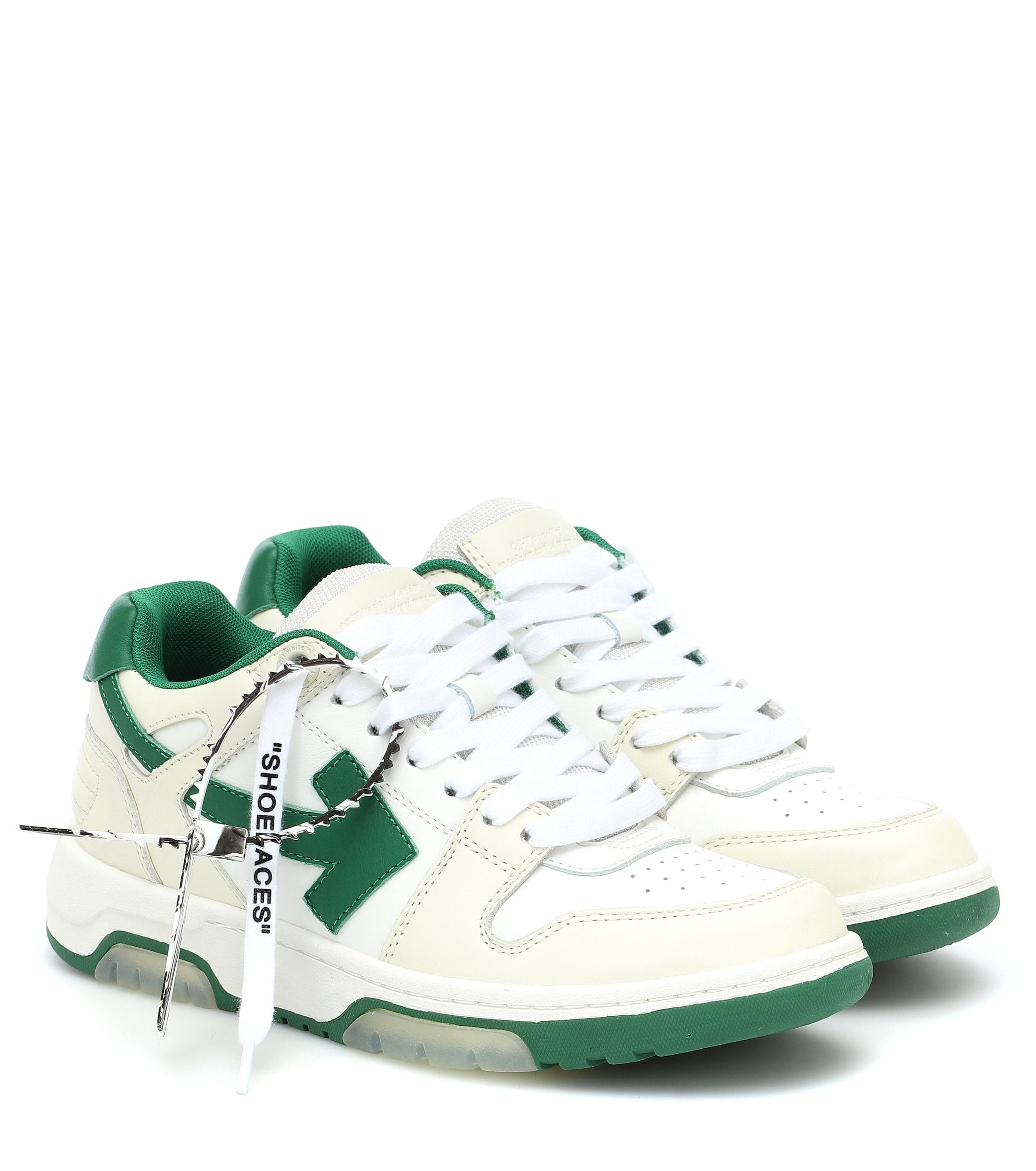 Off-White c/o Virgil Abloh Ooo Out Of Office Leather Sneakers in White |  Lyst