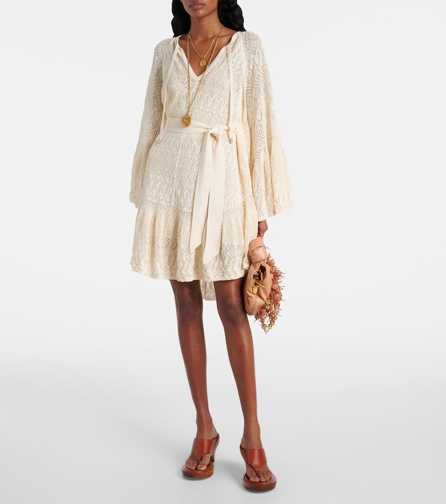 wedding guest dresses fall casual Zimmermann Patience long-sleeve floral mini dress – Luisa World main image 0